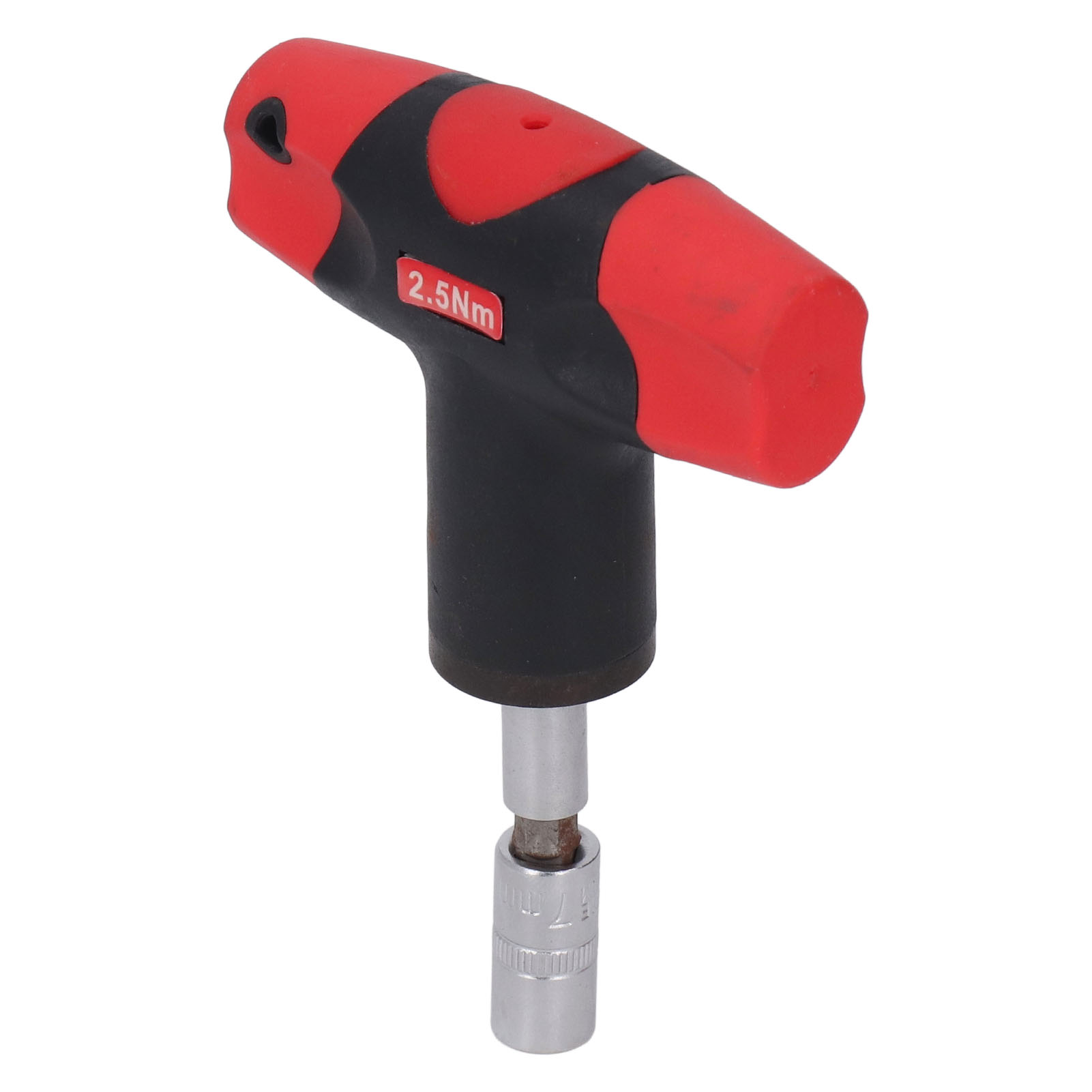 T-griff-schraubenschlüssel Mit Fester Torsion, Chrom-vanadium-stahl, 1/4-zoll-sechskant-steckschlüssel, Reparaturwerkzeug, 2,5 Nm