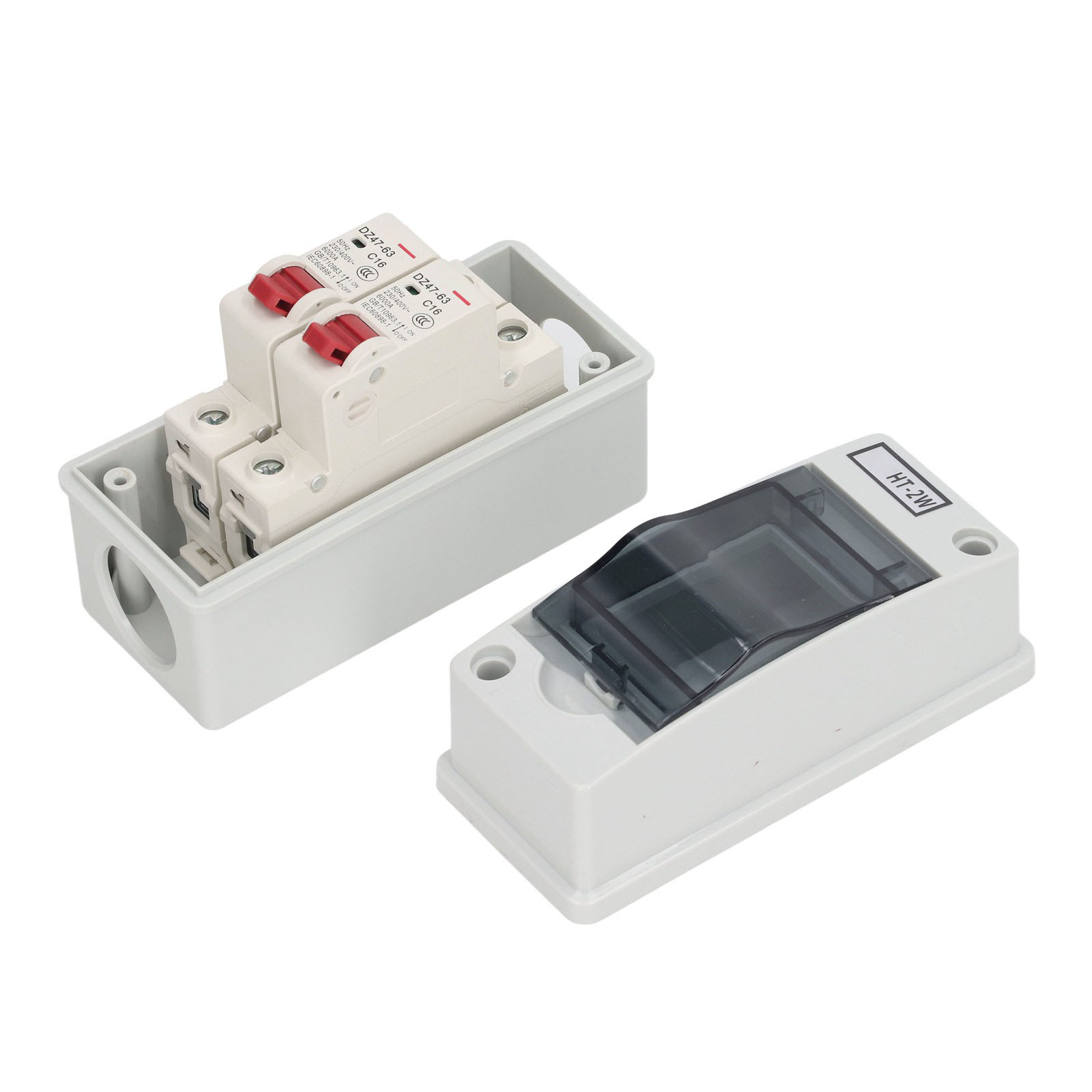 Leitungsschutzschalter Dz47 63 16a 230v 400v 2-polig Wasserdichter Leitungsschutzschalter Für Den Außenbereich (gleichstromsysteme)