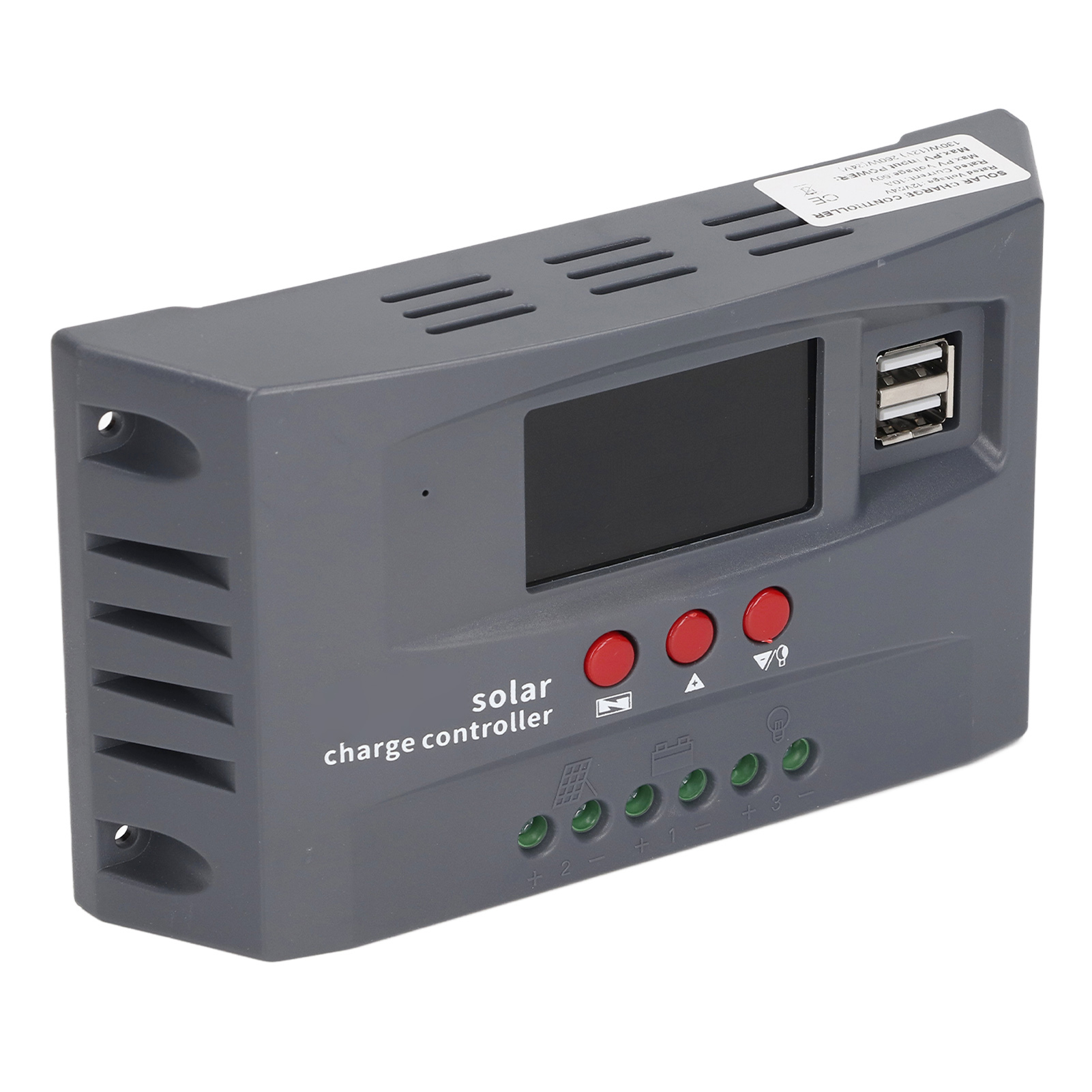 Solar-laderegler Mppt 12v 24v 10a Lcd-farbdisplay Photovoltaik-regler