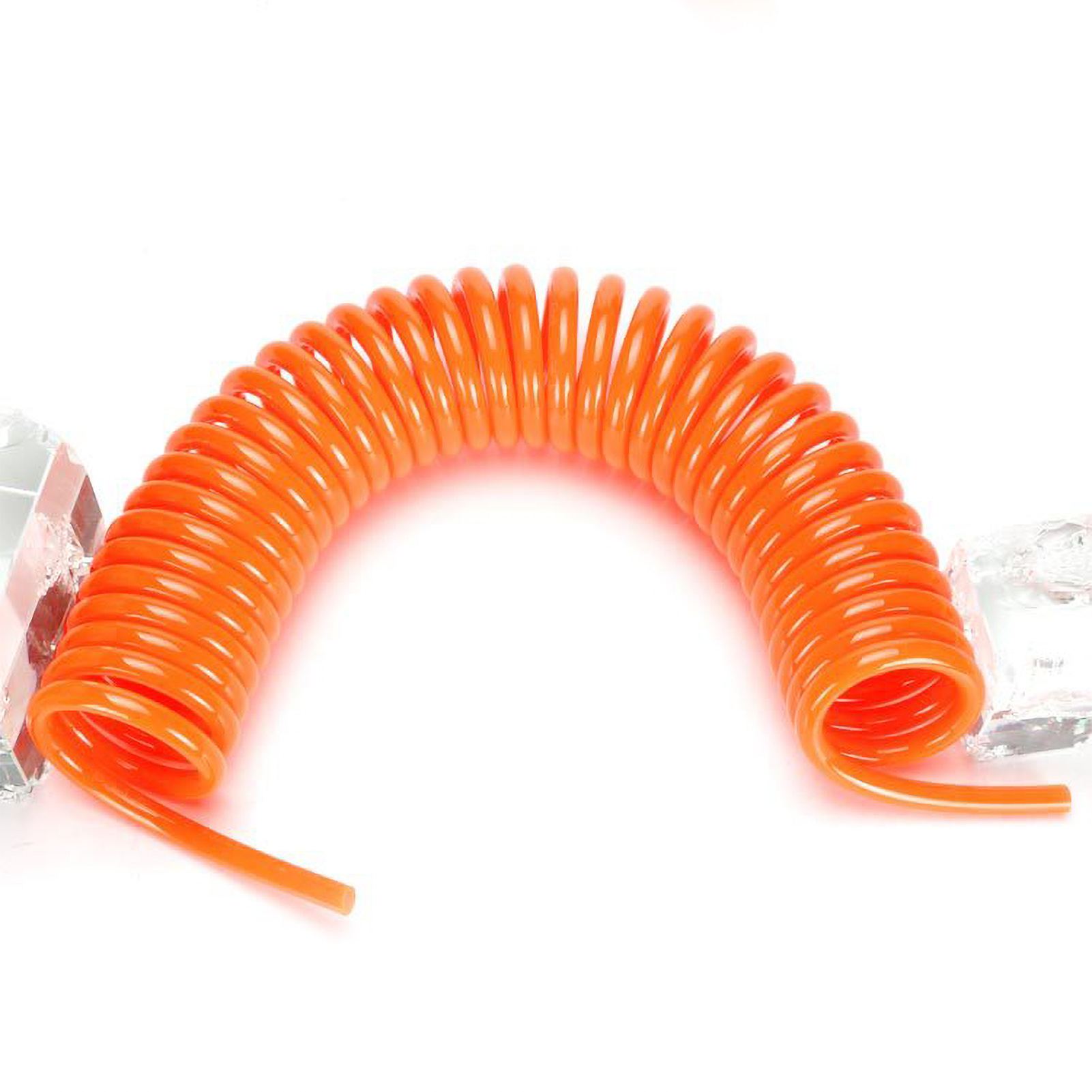 Spiralförmiger Luftschlauch, Pneumatische Leitung, Gute Abdichtung, Schnellkupplung Für Kompressorpumpe, 9 M / 29,53 Ft, 8 X 5