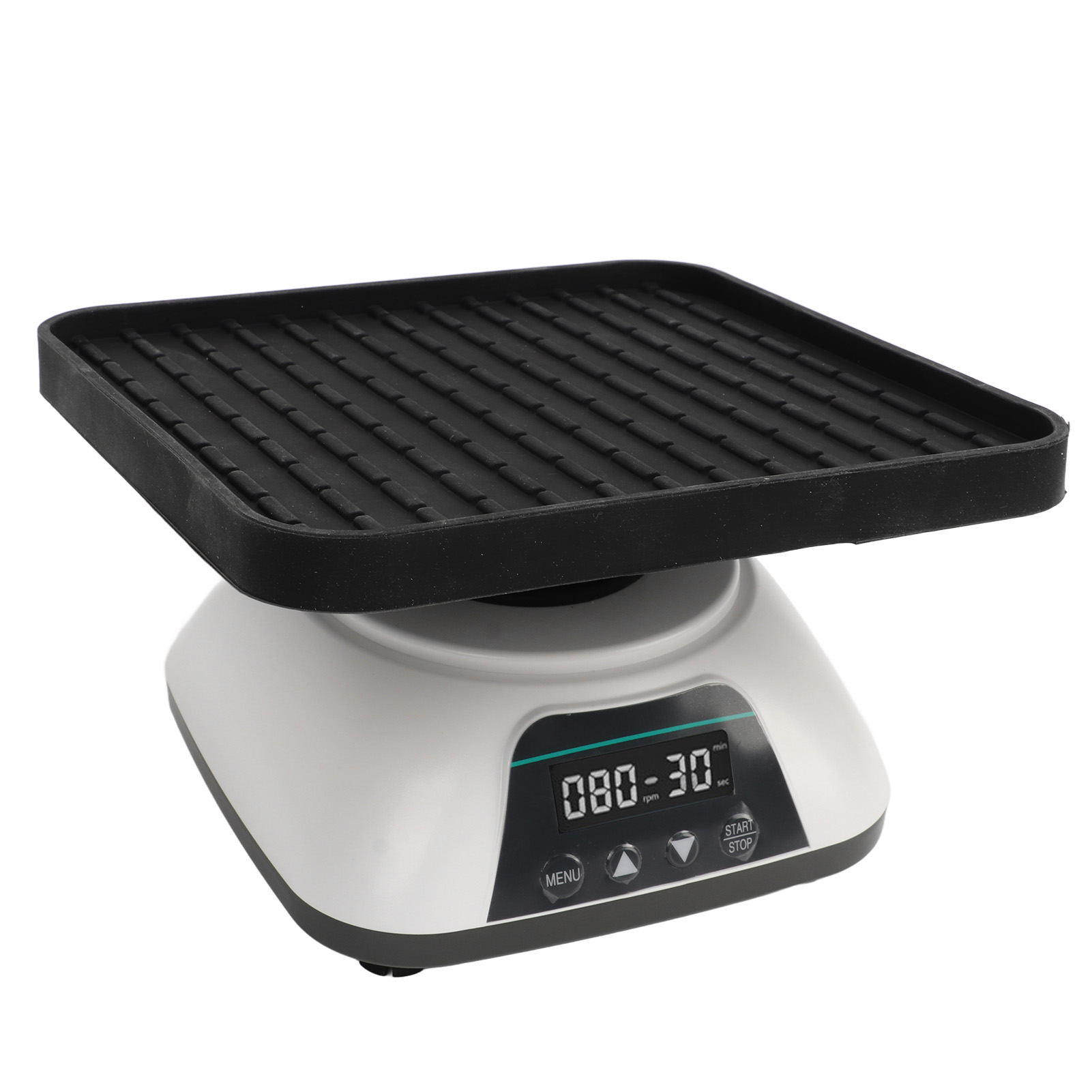 Orbitalschüttler Mit Digitalanzeige, 10° Neigung, 20–80 U/min Einstellbar, Timer 10 S–99 Min, 0,8 Kg Schüttelgewicht, Eu-stecker 100–240 V
