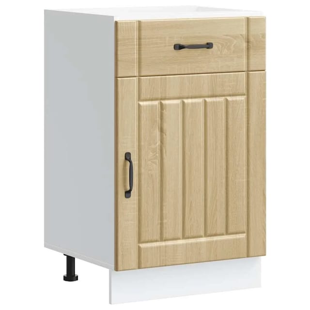 vidaXL Küchen-Unterschrank Lucca Sonoma-Eiche Holzwerkstoff 853720