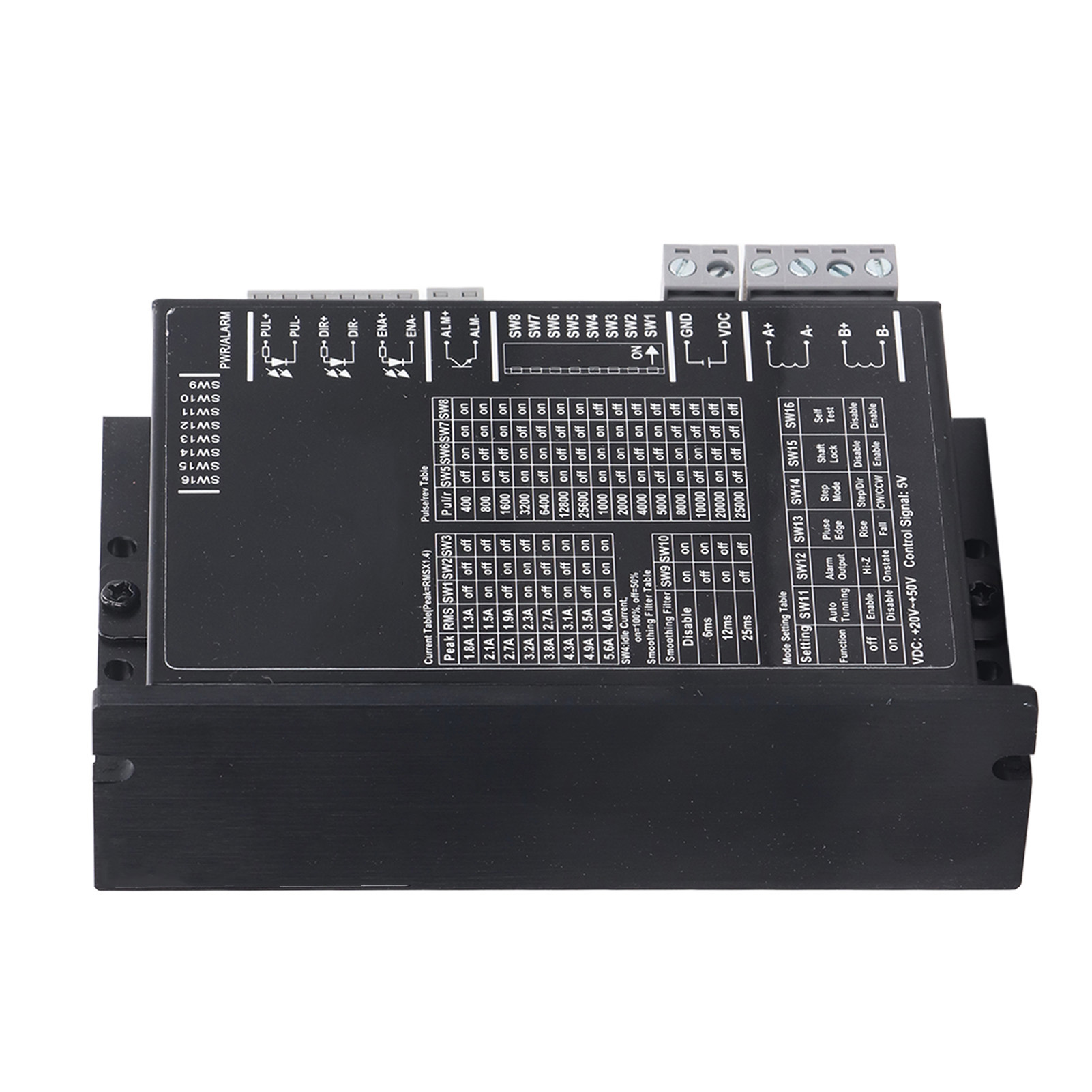 Dm556s Digitaler Schrittmotortreiber – Neuer Digitaler Cnc-mikroschritttreiber Für 42-57-86-motoren (20–50 V Dc)