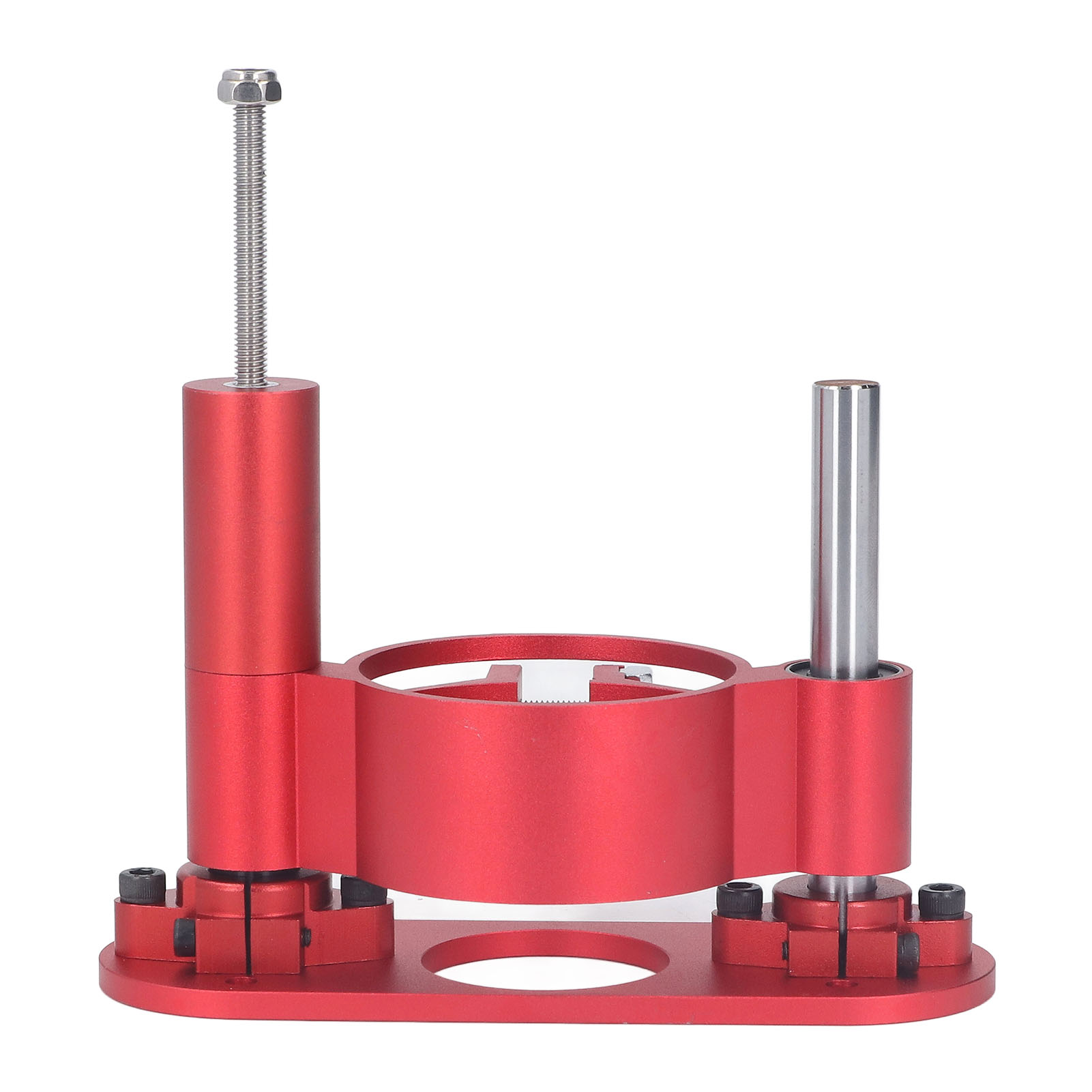 Frästisch-hebefuß, Max. 47 Mm Höhe, Aluminiumlegierung, Edelstahlstange, Holzbearbeitungs-hebetisch-untergestell