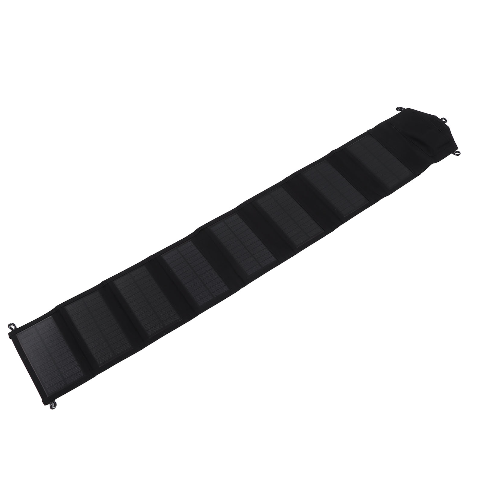 20-w-solarpanel Mit Zwei Usb-anschlüssen, Faltbar, Tragbar, Hocheffizient, Monokristallines Silizium-solarladegerät