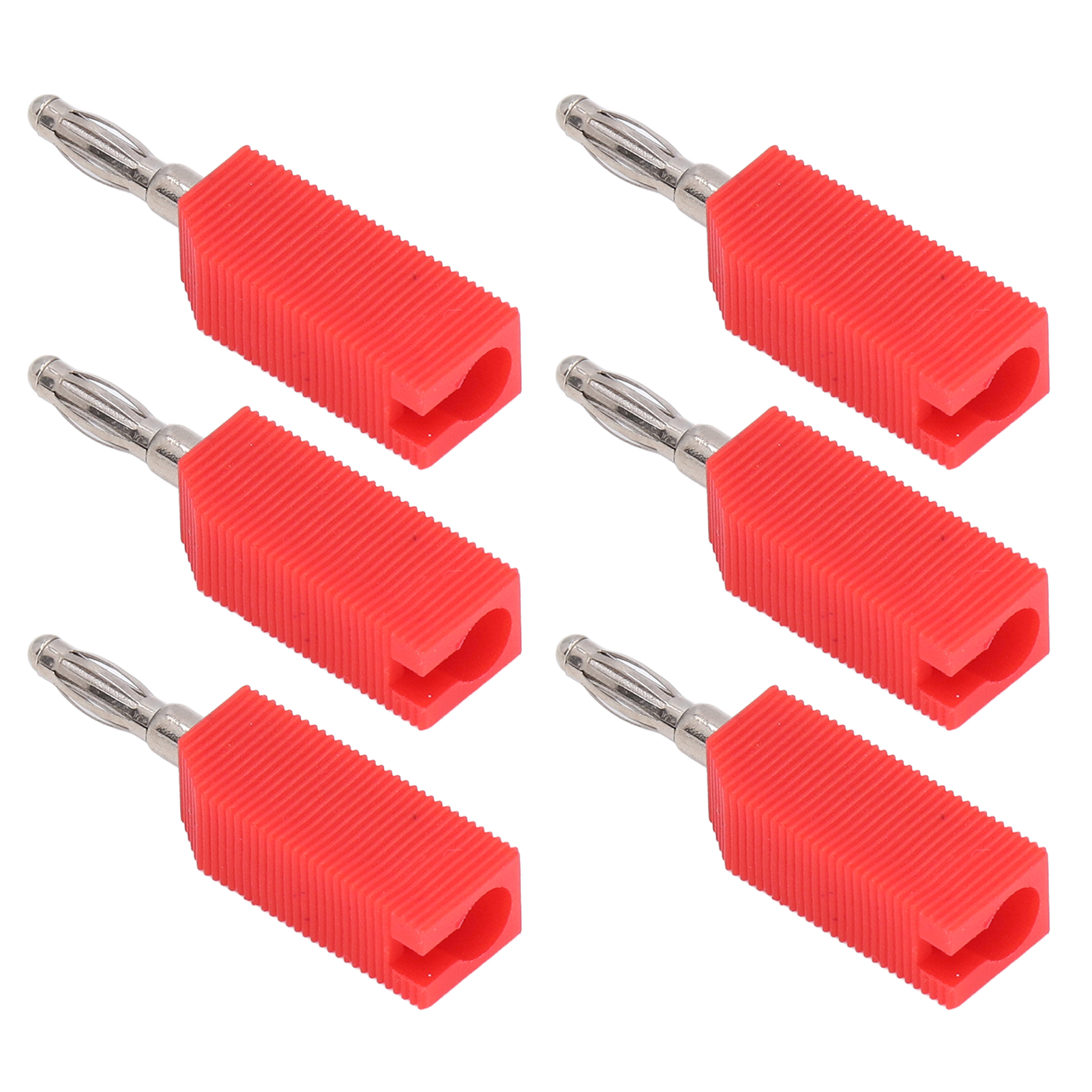 10 Stück 4-mm-bananenstecker Aus Pe-messing, Lötfreie Steckverbinder, Zubehör Für Elektrische Prüfungen, J.10030rot