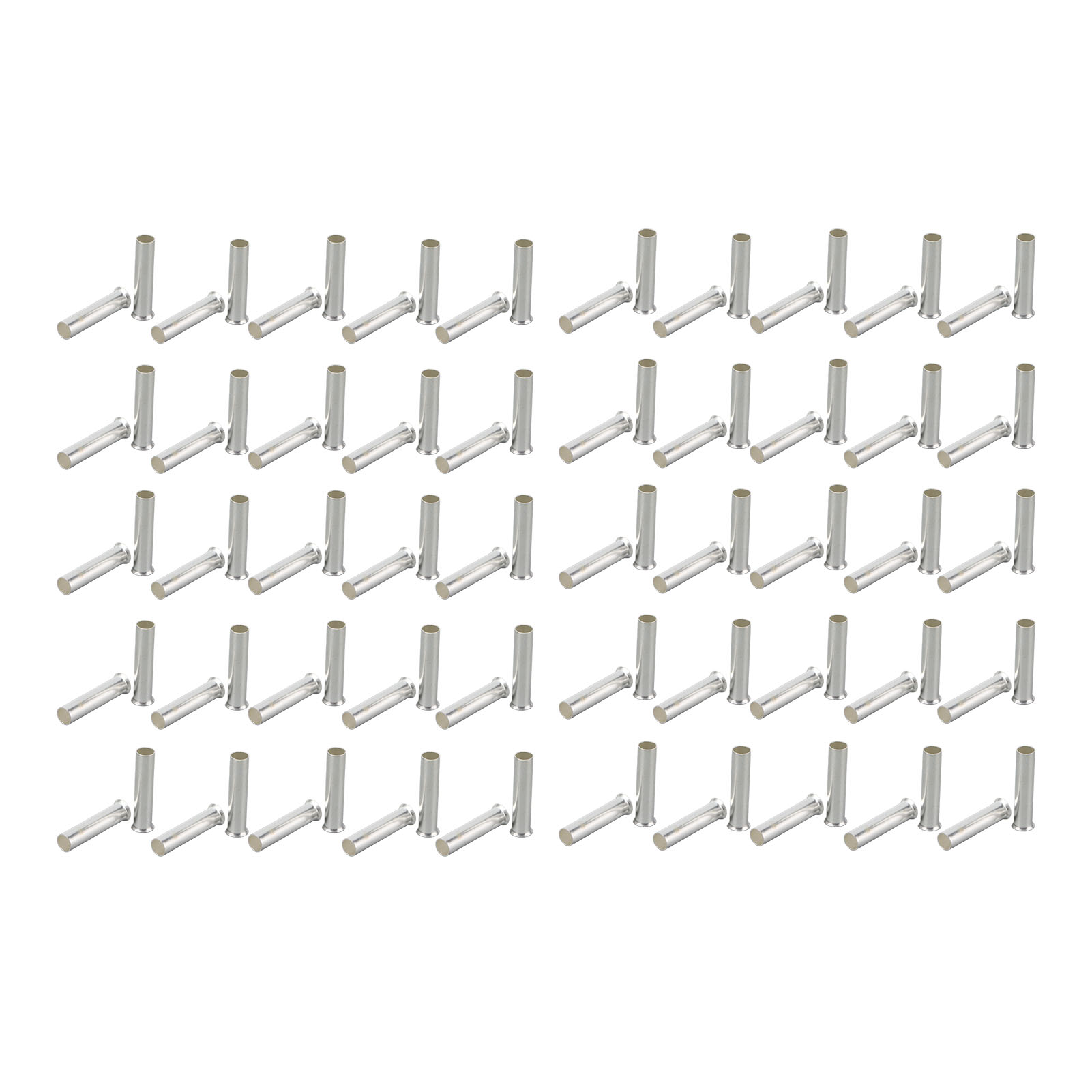 100 Stück Kupferdraht-aderendhülsen, Verzinnt, Crimpverbinder, Stiftendklemme Für 6 Mm² Elektrokabel En6012