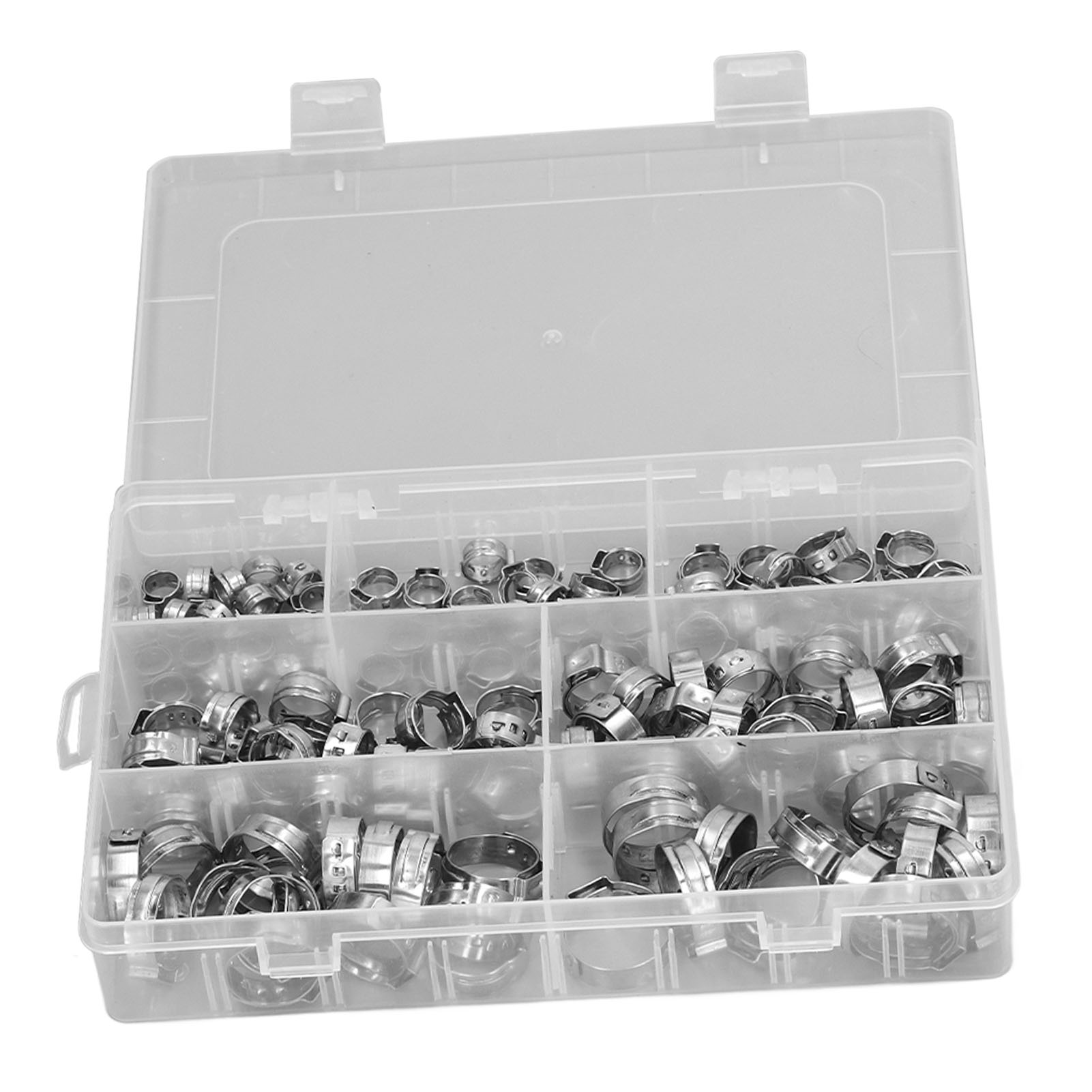 130 Stück Schlauchschellen Aus Edelstahl 304 Für Kraftstoffleitungen, Geeignet Für Haushalt, Autoreparatur, Sanitärinstallationen Und Industrie