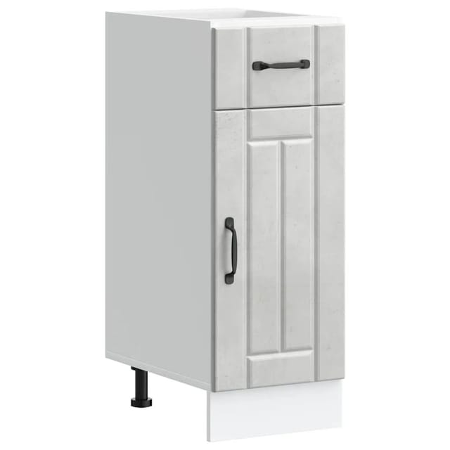 vidaXL Küchen-Unterschrank Lucca Betongrau Holzwerkstoff 853701