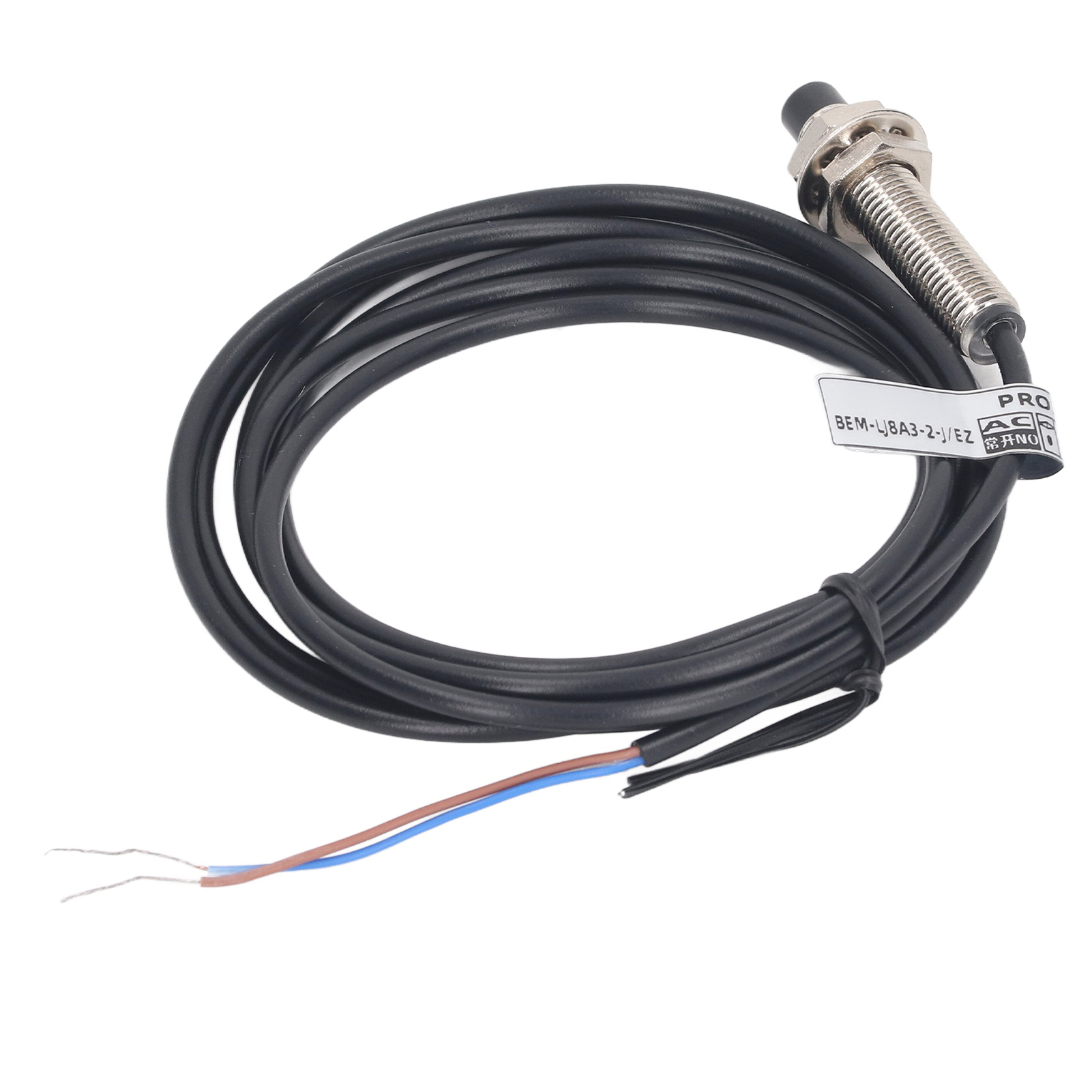 4er-set Induktiver Näherungsschalter, 2 Mm Erfassungsabstand, Wechselstrom, 2-draht, Schließerkontakt, 110–220 V Ac