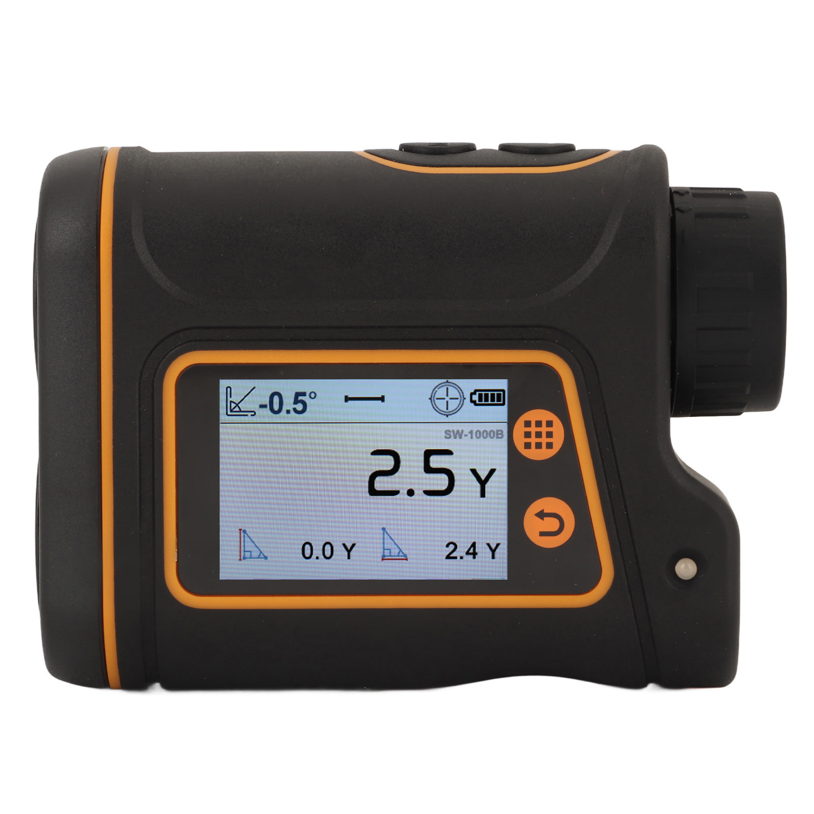 Teleskop-entfernungsmesser Mit 6-facher Vergrößerung, Lcd-touchscreen, Laser-entfernungsmesser Mit Batterie, 1000 M / 1093,6 Yd, Sw 1000b
