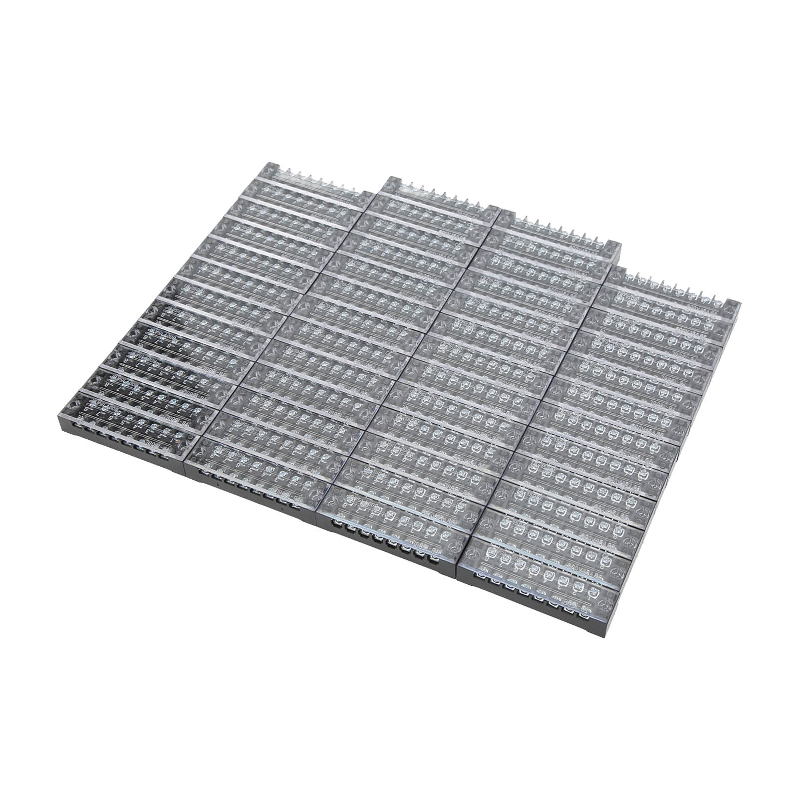 50 Stück Tb-1508l Doppelreihen-klemmenleiste 15 A 600 V 8-teilig Festverdrahtungsplatine Drahtverbinder-klemmenblock