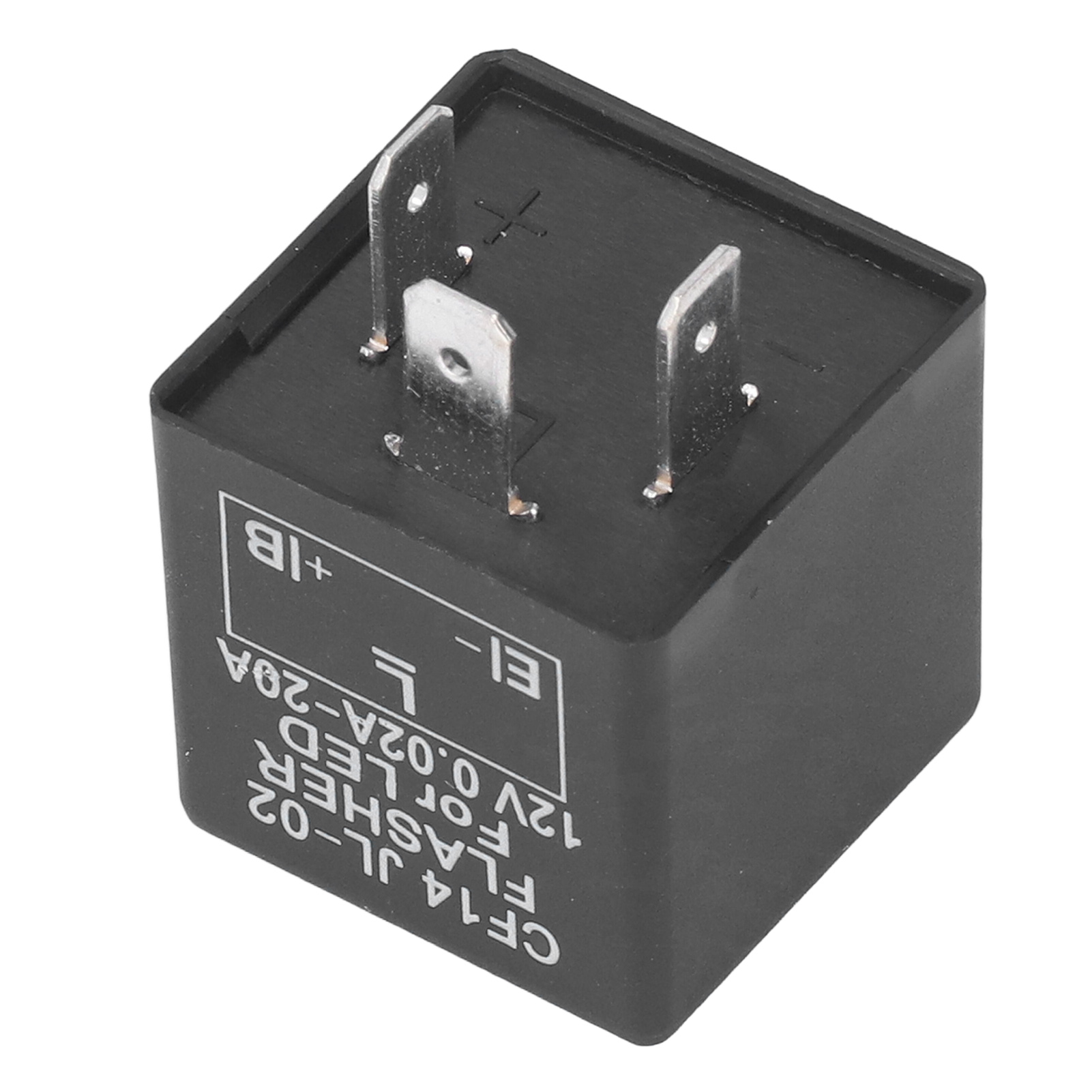 Cf14 Led-blinkerrelais Mit Einstellbarer Blinkgeschwindigkeit Für Led-blinker, Geeignet Für Auto, Motorrad, Yacht, 12 V Dc