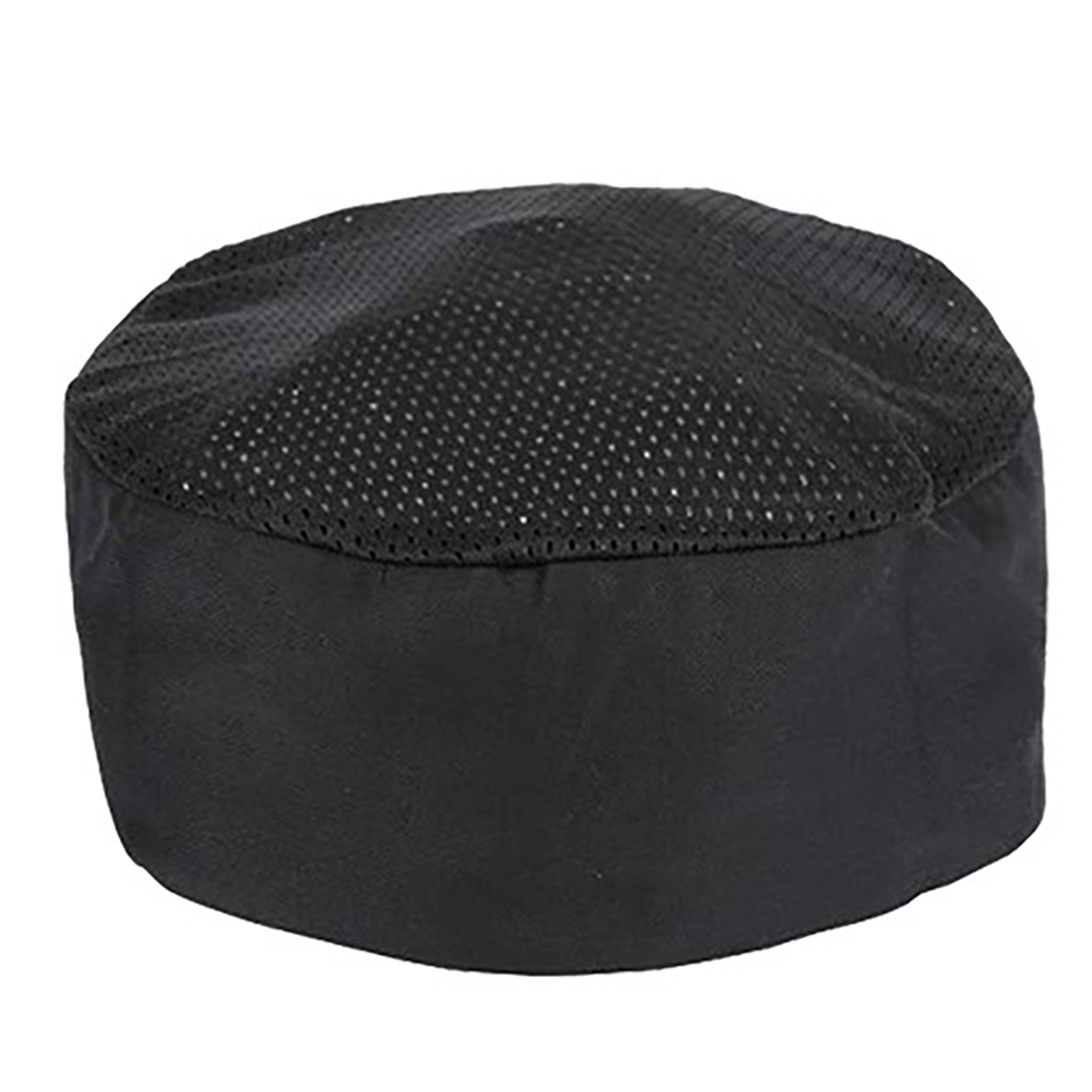 Kochmütze, Verstellbare Größe, Belüftungsöffnung Oben, Atmungsaktives Baumwoll-polyester-gemisch, Schwarze Kochmütze Für Restaurants