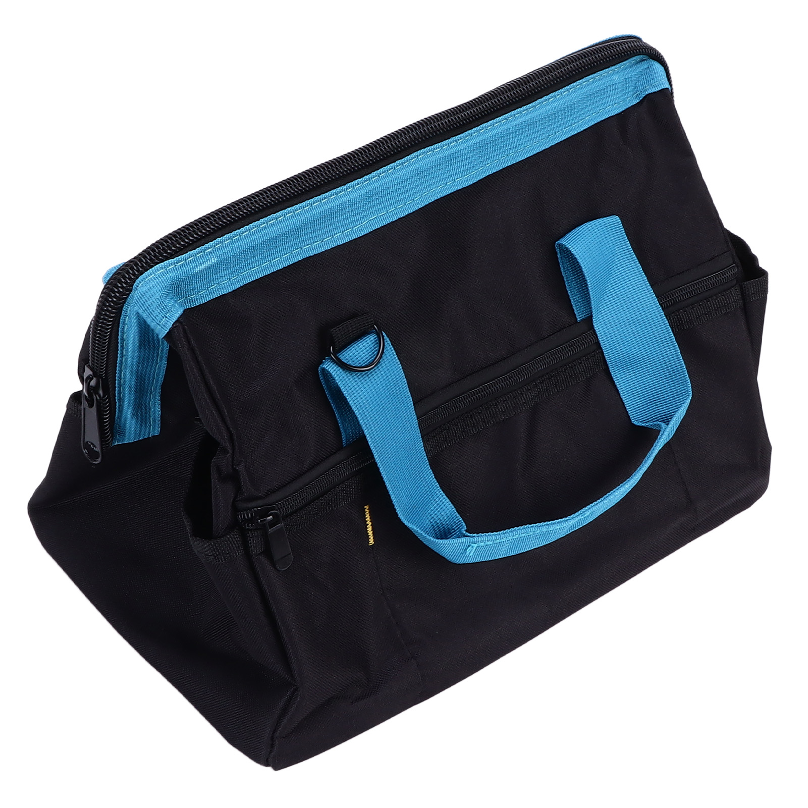 Werkzeugtasche Aus Canvas Mit Breiter Öffnung Und Schultergurt Für Elektriker Und Schreiner (16 Zoll)