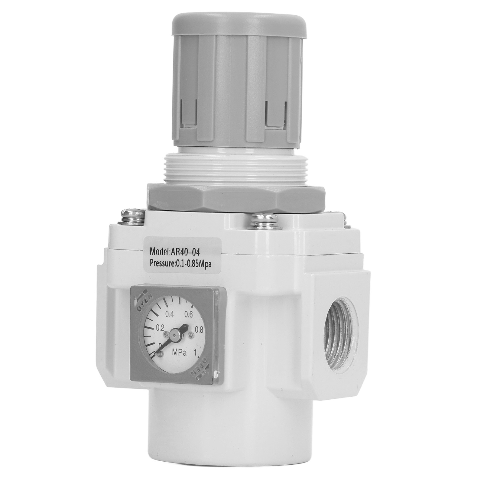 Luftdruckregler 14,5 Bis 123,3 Psi, G1/2-zoll-gewinde, Luftdurchsatzregelventil Aus Aluminiumlegierung Mit Manometer