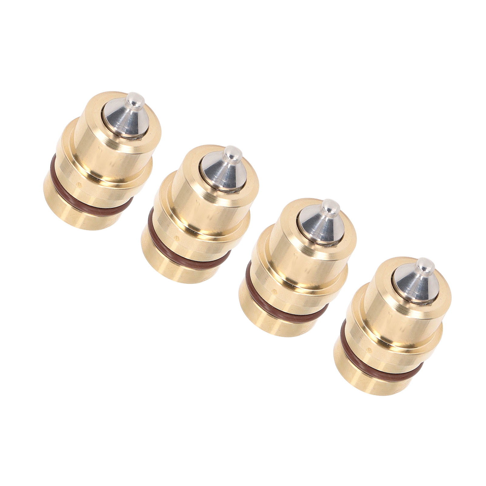 4 Stück Joystick-steuerventile Für Bagger, Gummidichtung, Hitzebeständige Druckventile Aus Messinglegierung Und Stahl Für Bulldozer