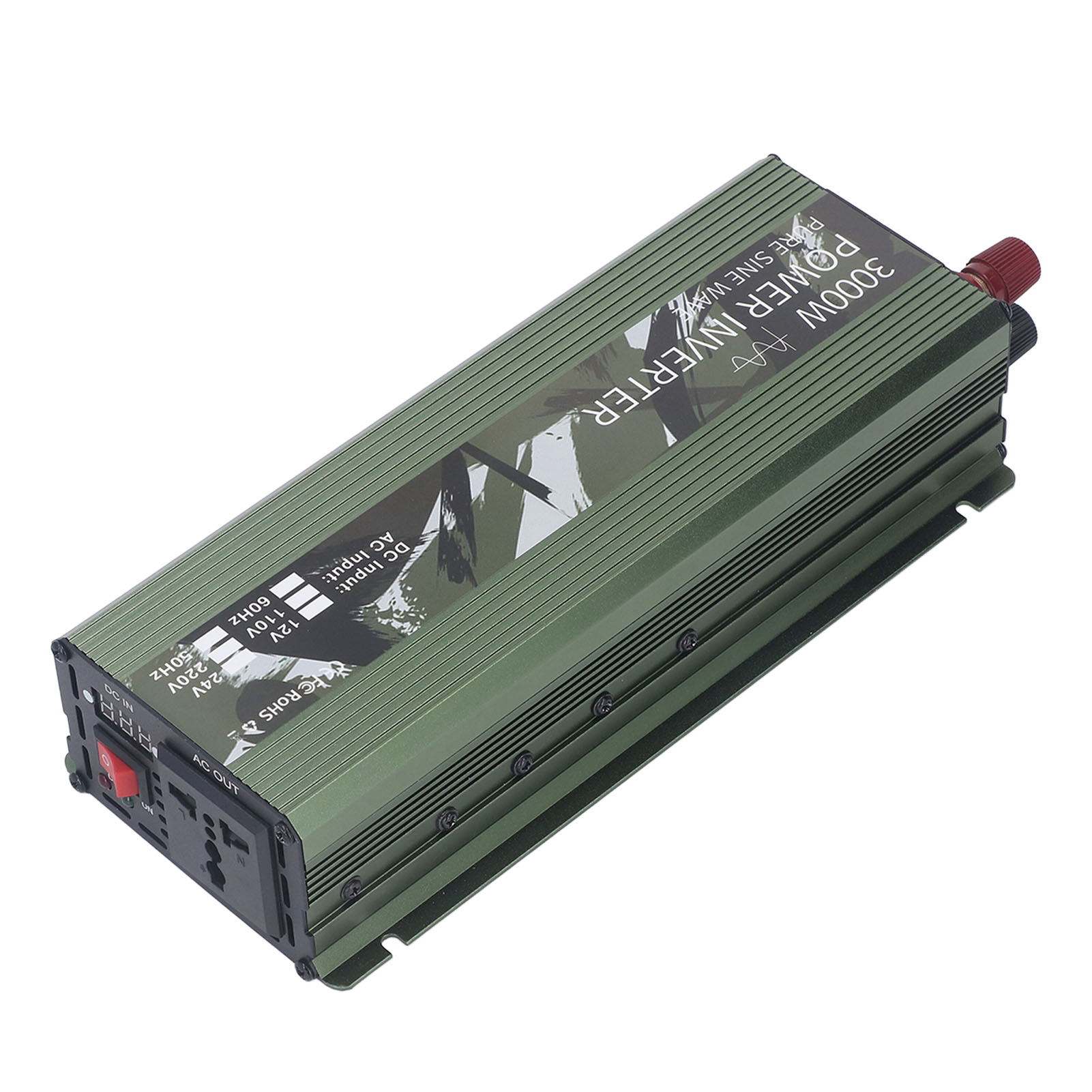 3000-w-wechselrichter (12 V Dc Auf 220 V Ac) Mit Reiner Sinuswelle, Solar-außenwechselrichter Mit Lüfter