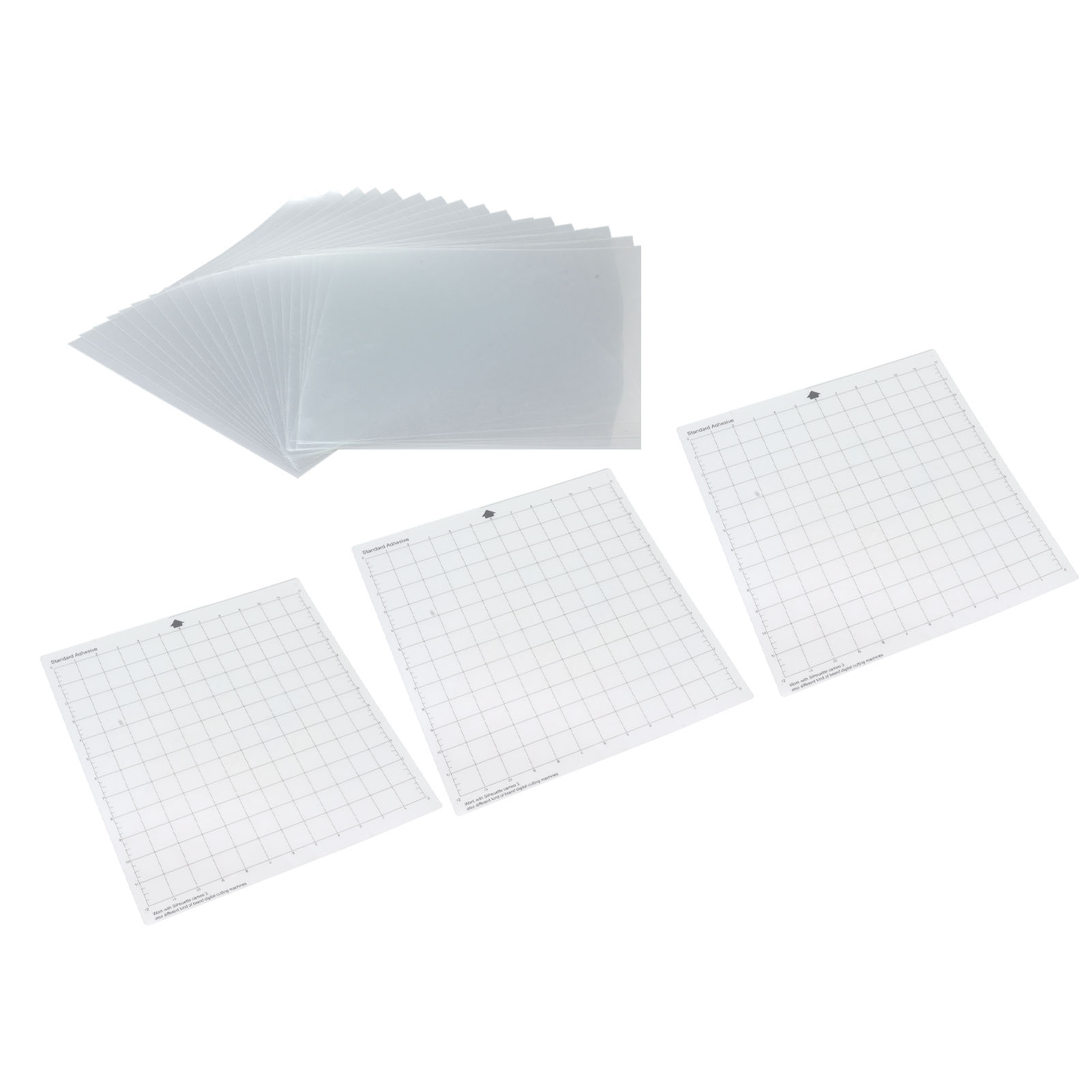 20 Flexible Polyester-schablonenfolien, 3 Biegsame, Transparente Schneidematten Zum Drucken