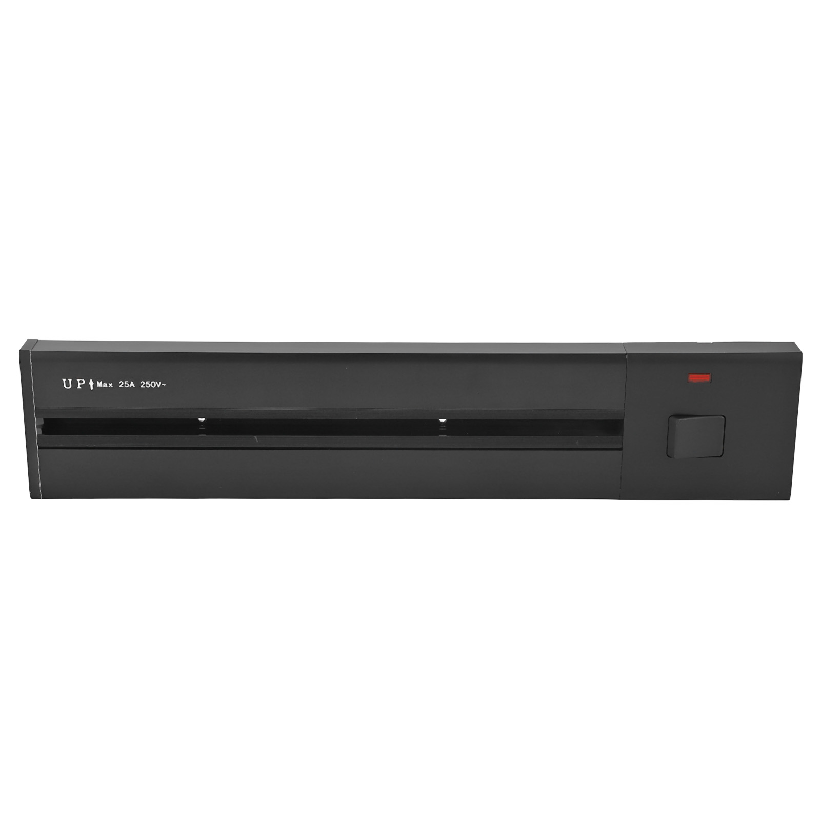 40 Cm Lange Aufputz-steckdosenleiste Aus Aluminiumlegierung Mit Verlängerungsschiene, 250 V, 25 A