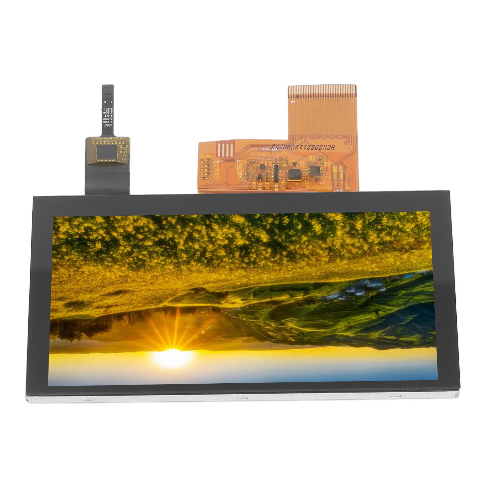 Tft-bildschirm, 5 Zoll, 800 X 480 Pixel Auflösung, Hochauflösendes Lcd-display Mit Touchscreen Für Gesichtserkennung