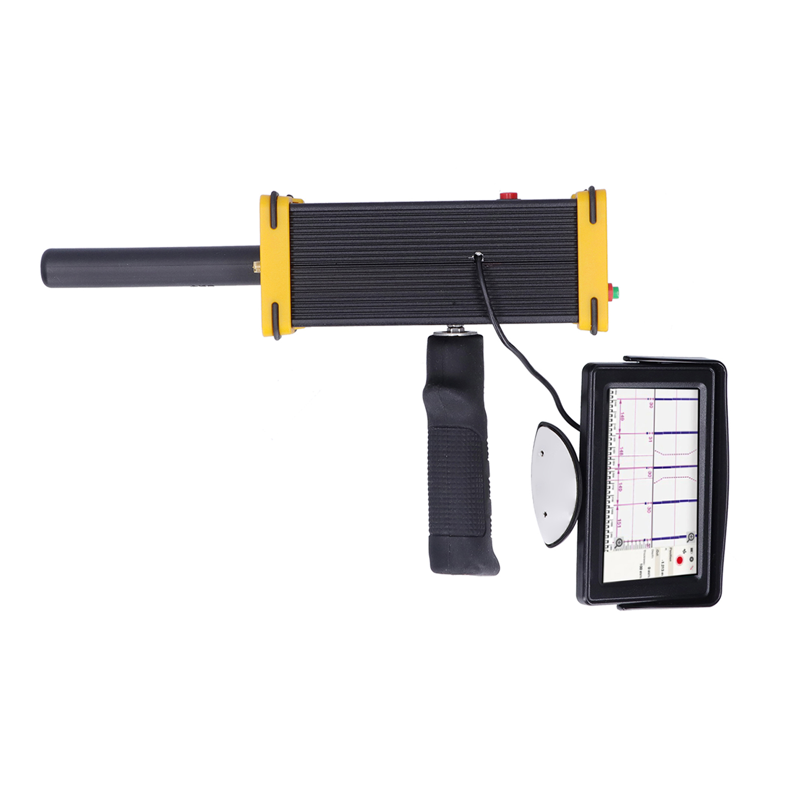 Metalldetektor Mit Hoher Empfindlichkeit Und Präziser Positionierung, Großem Suchbereich, Geeignet Für Aluminiumlegierungen Und Gold. 110–240 V Wechselstrom, Eu-stecker.