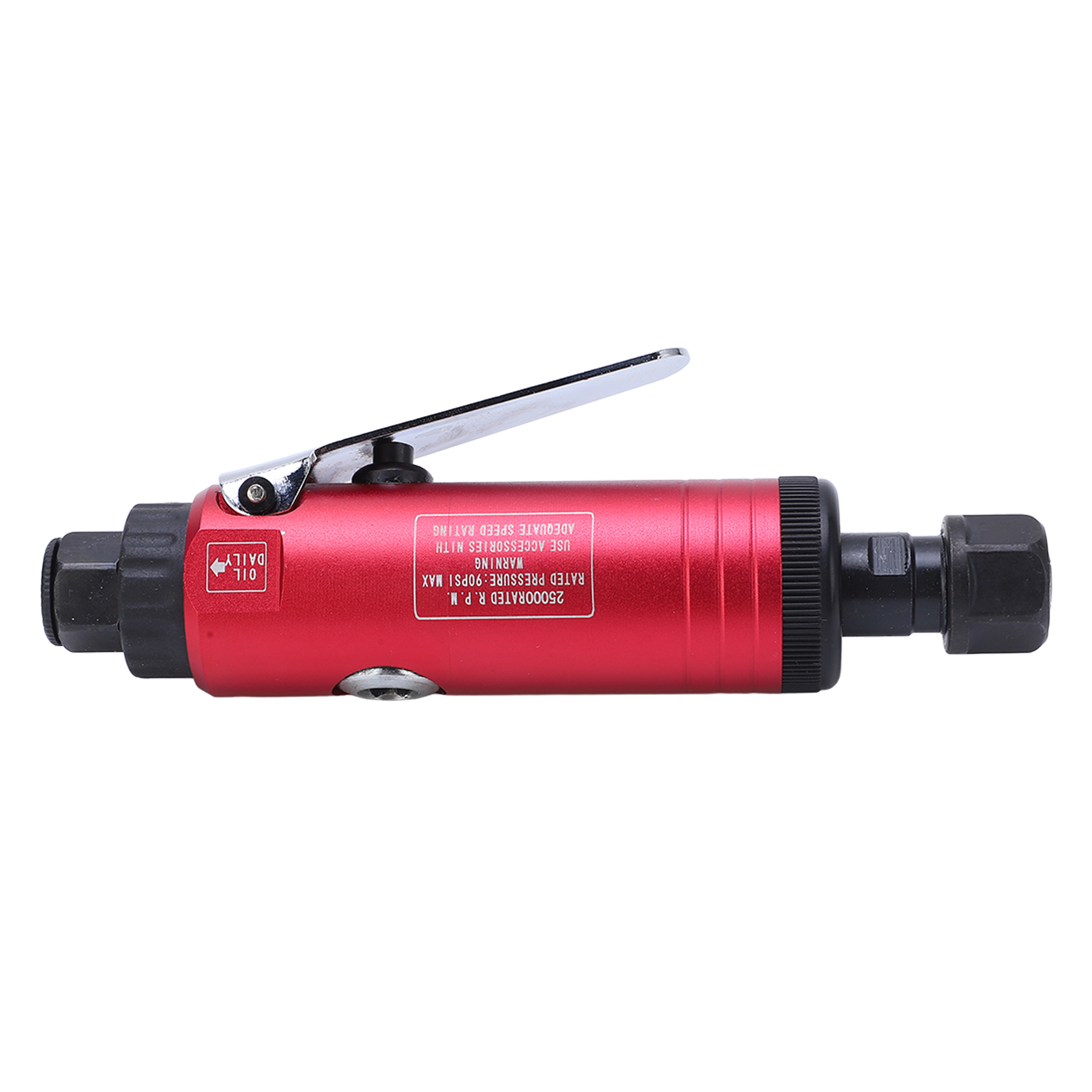 Druckluft-geradschleifer 25000 U/min 90 Psi, Geradliniger Pneumatischer Geradschleifer Mit 3-mm- Und 6-mm-spannzange Zum Polieren (amerikanische Ausführung)