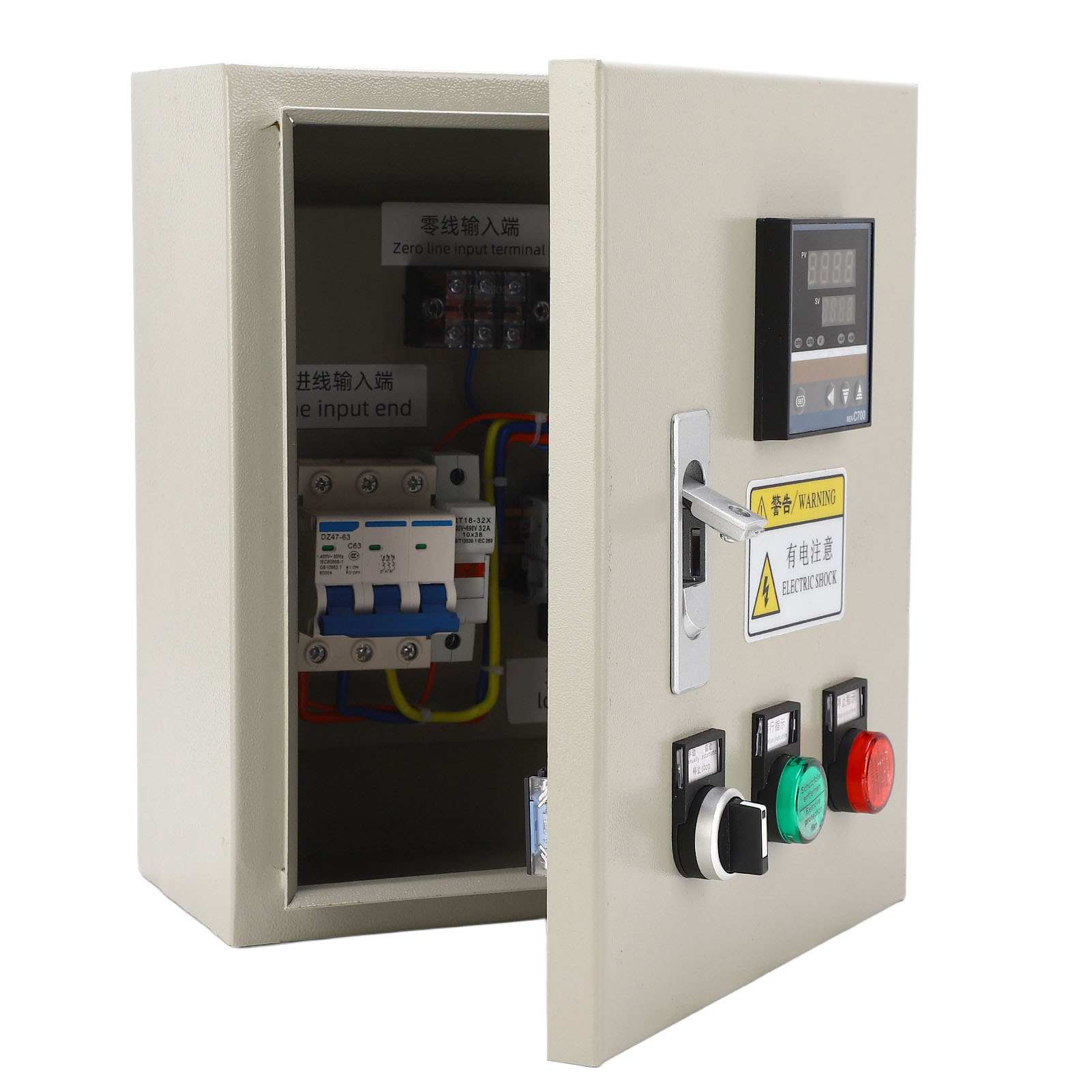 Berm Pid-temperaturregler, 3-phasig, 15 Kw, Intelligenter Thermostat-steuerkasten Für Heizplattformen, 380 V Ac