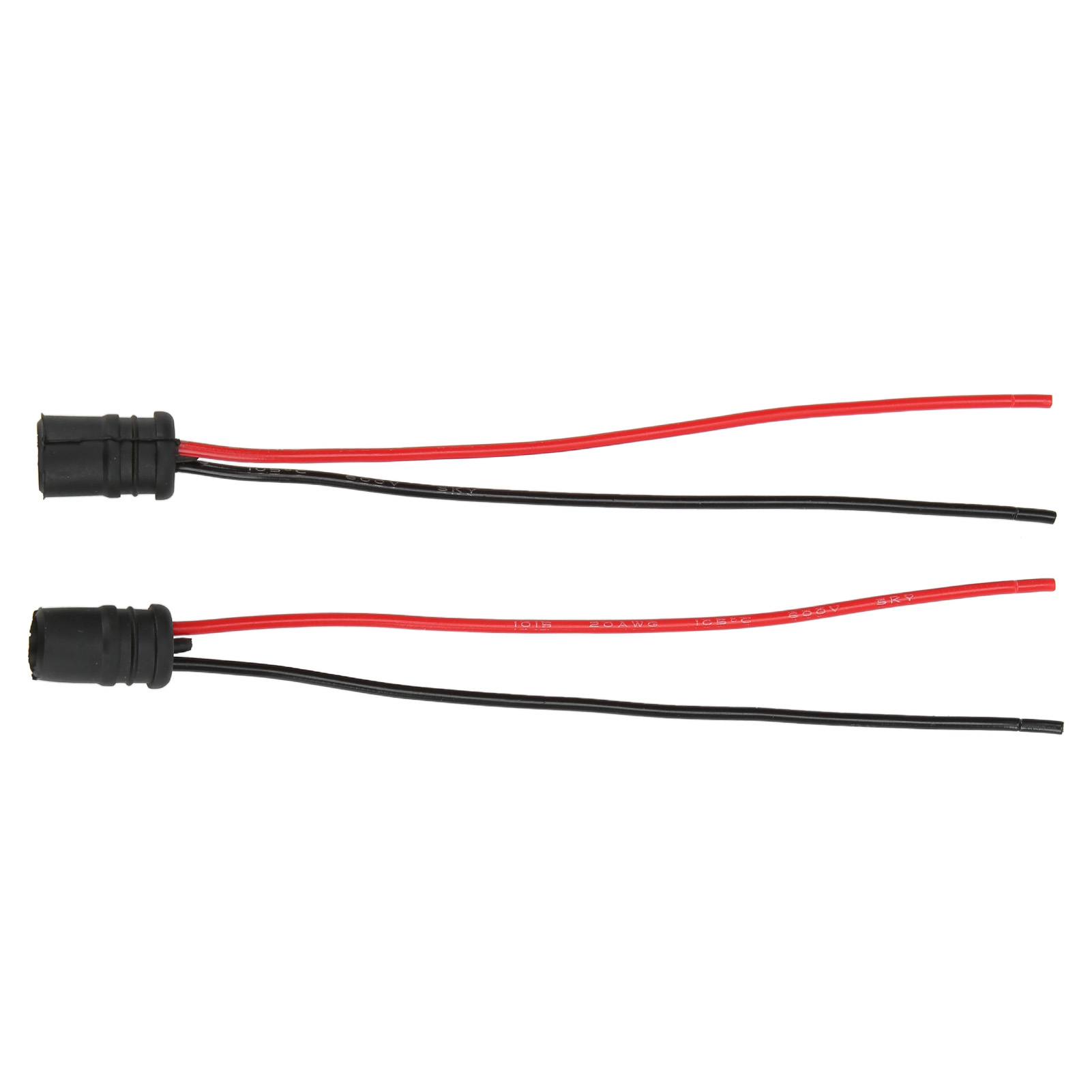 2 Stück Lampensockel 12v 30a Schwarz Soft T10 2 Led-lampenfassungen Mit Kabel Für Industrieanlagen, Automobile, Fahrräder