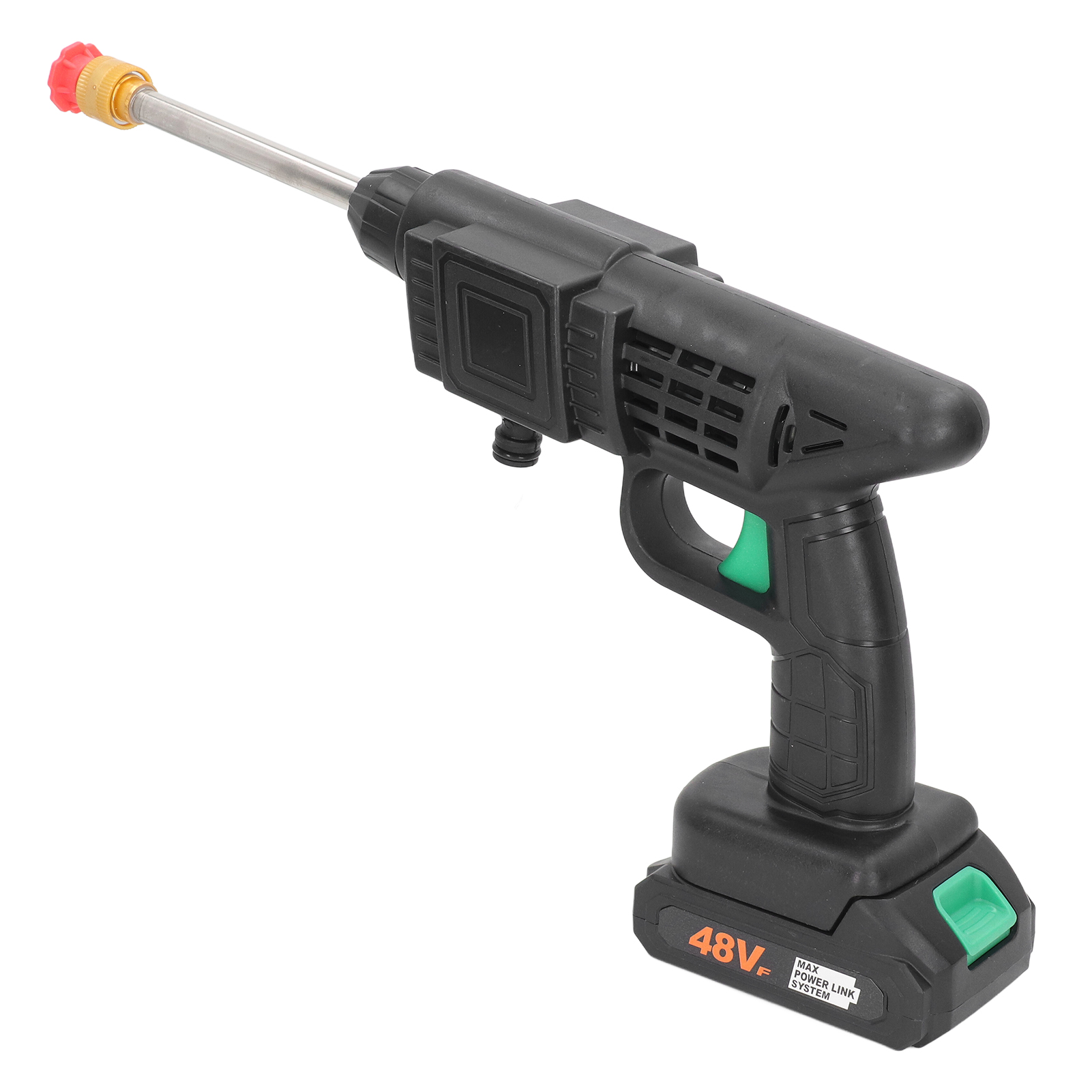 Akku-hochdruckreiniger 2 Mp, Hoher Durchfluss, Große Reichweite, Tragbarer Kraftreiniger Für Auto, Fenster, Dach Und Boden, 100–240 V, Eu-stecker
