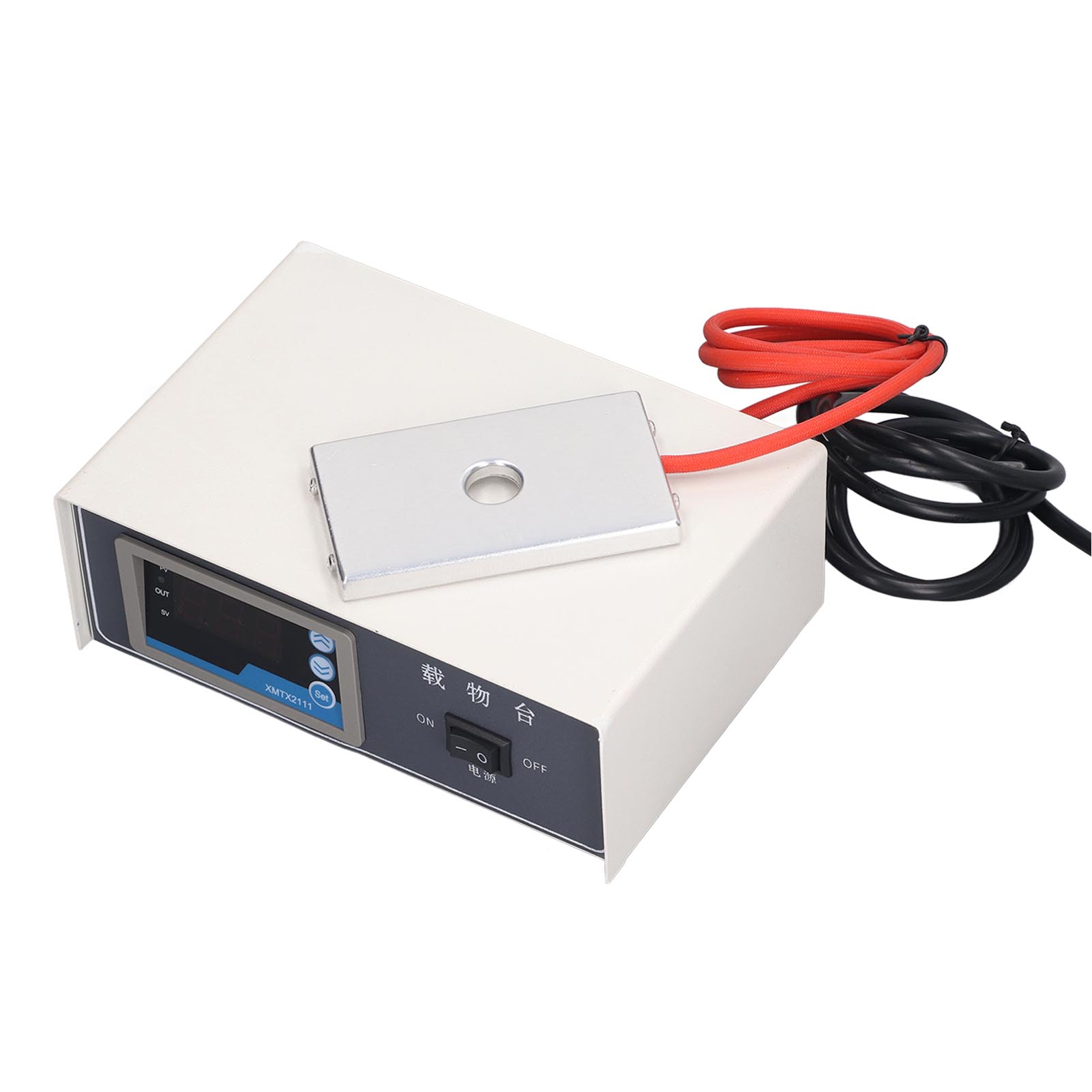 Mikroskop-temperaturregelung, 75 W, Digitalanzeige, Konstanttemperatur-objektträgerwärmer, Laborheizplatte, Eu-stecker, 220 V