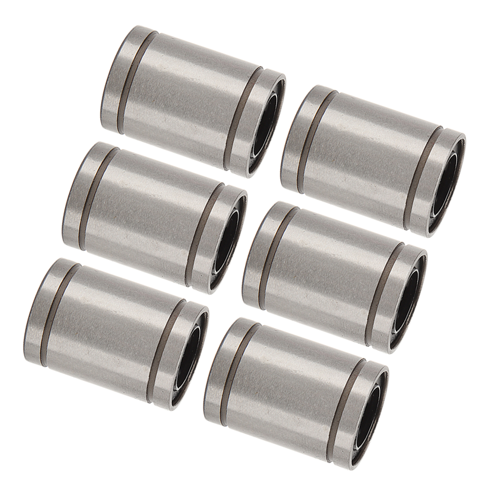 10 Stück Linearkugellager Lm12uu 12 Mm Innendurchmesser 21 Mm Außendurchmesser 30 Mm Länge Zylinder Aus Legiertem Stahl Linearführungsbuchse
