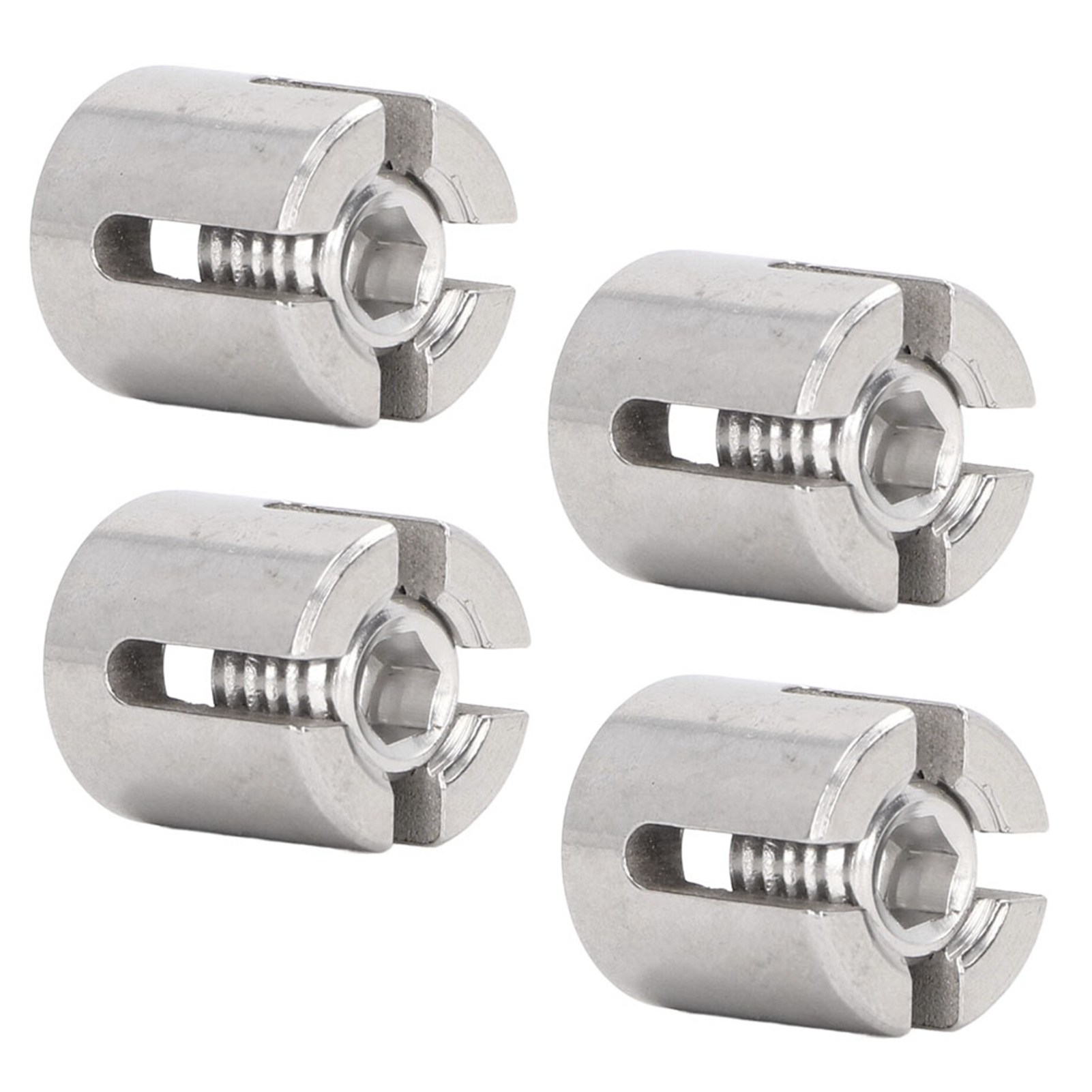 10 Stück Kreuzseilklemmen, M10-gewinde, Edelstahl 316, Für Kabelgeländer Mit 3 Mm Durchmesser Und Kleiner