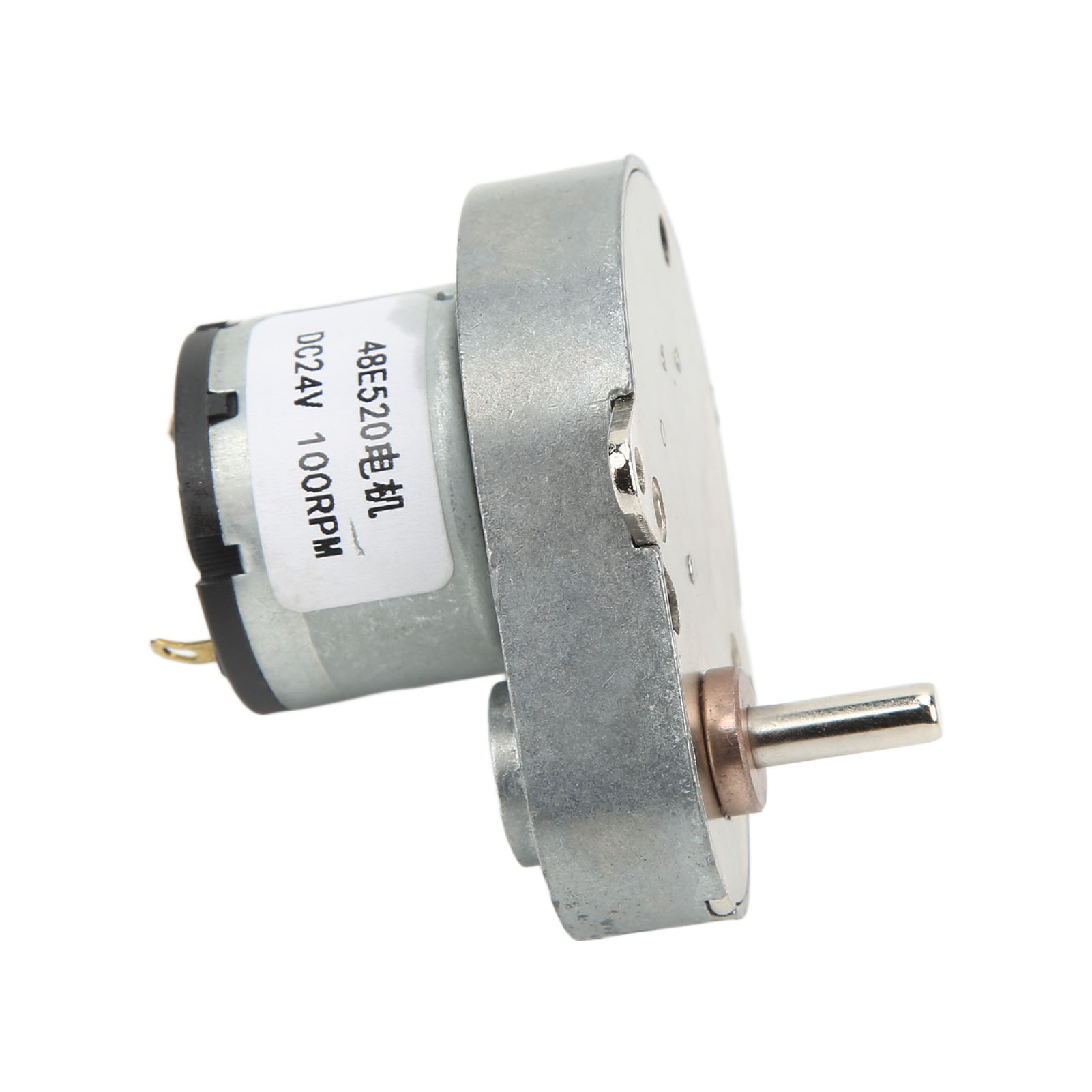 Gleichstrom-getriebemotor, Hohes Drehmoment, Einstellbare Drehzahl, Reversibel, Selbsthemmend, 100 U/min, 48e520 Untersetzungsmotor, 24 V Dc