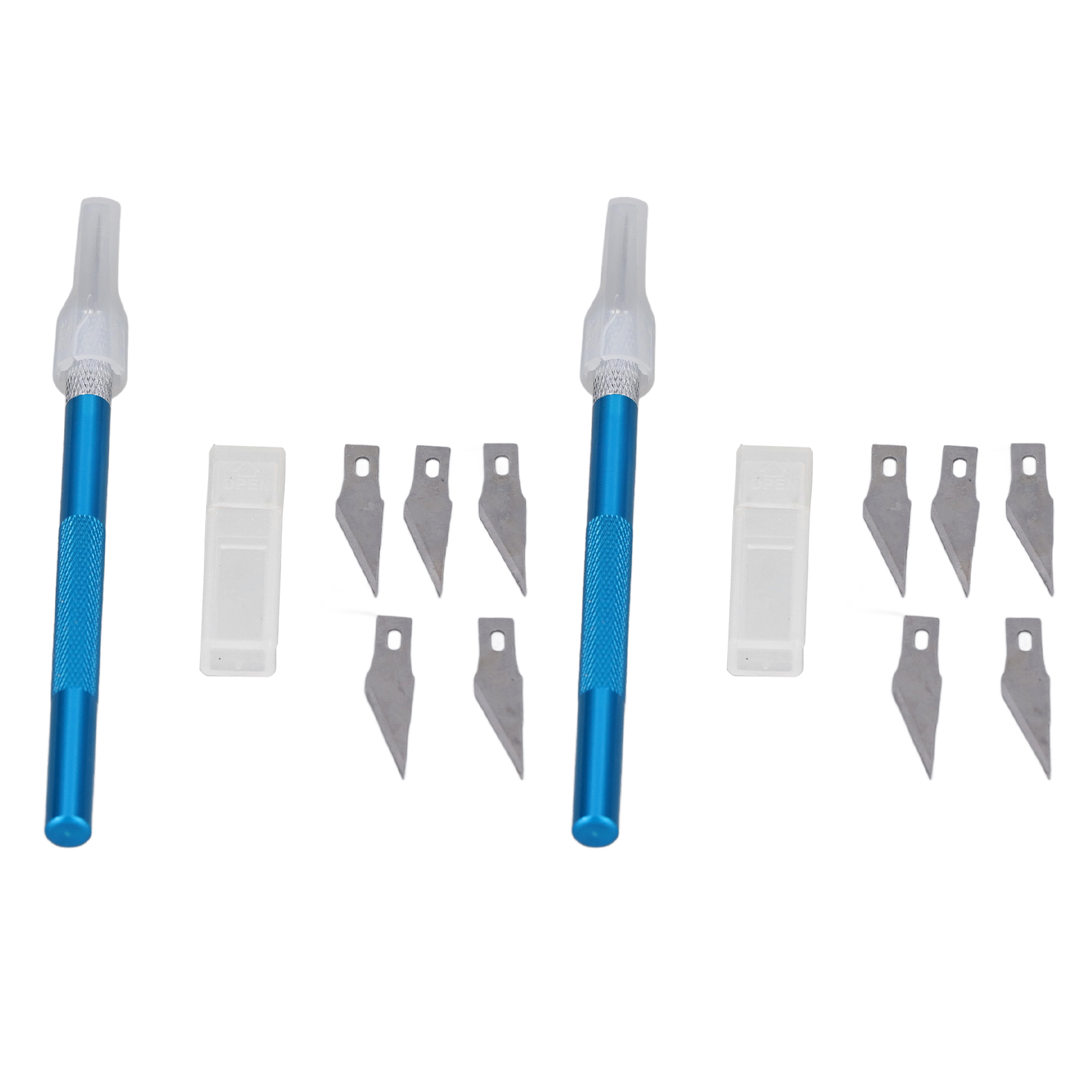 2er-set Bastelmesser-set Metallschneiderstift Mit Schnitzklingen Ledergravur-schneidwerkzeugen