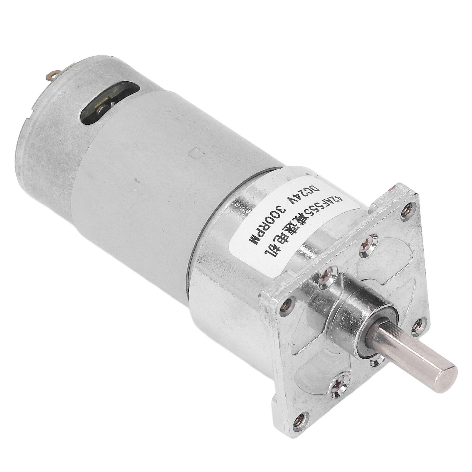 Dc24v Getriebemotor, Selbsthemmender Schneckengetriebemotor Mit Zentraler Welle, Cw/ccw 42f555, 300 U/min