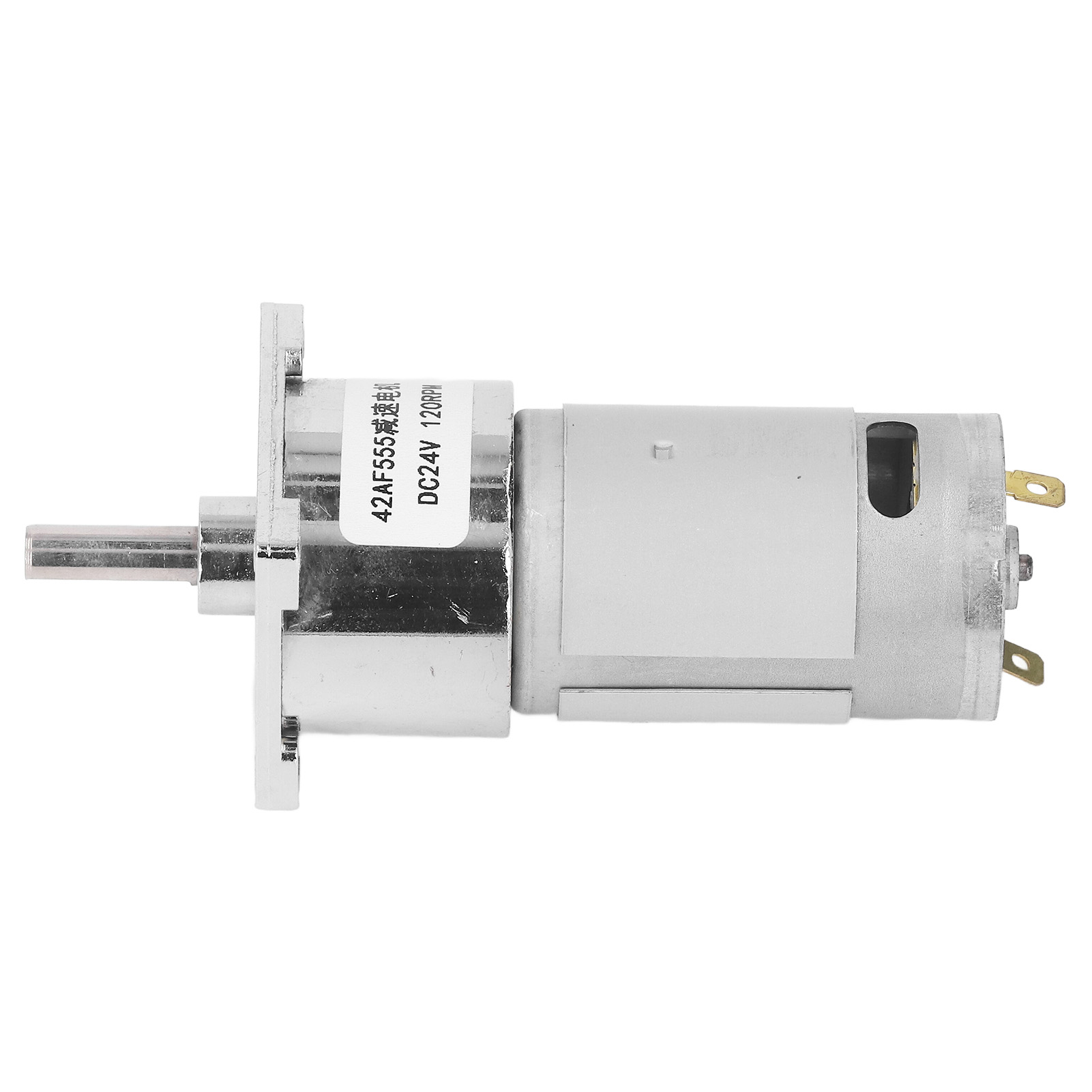 Dc24v Getriebemotor, Selbsthemmender Schneckengetriebemotor Mit Zentraler Welle, Cw/ccw 42f555, 120 U/min