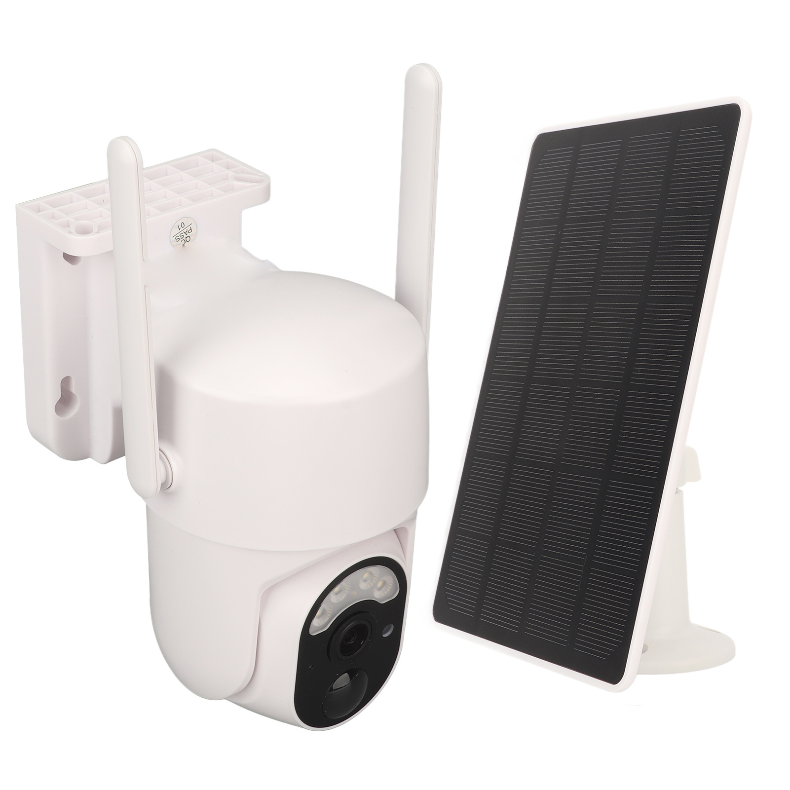 2-megapixel-wlan-solarkamera, Kabellose Sicherheitsüberwachungskamera, Farbnachtsicht, Ip65 Wasserdicht, Integrierter Akku