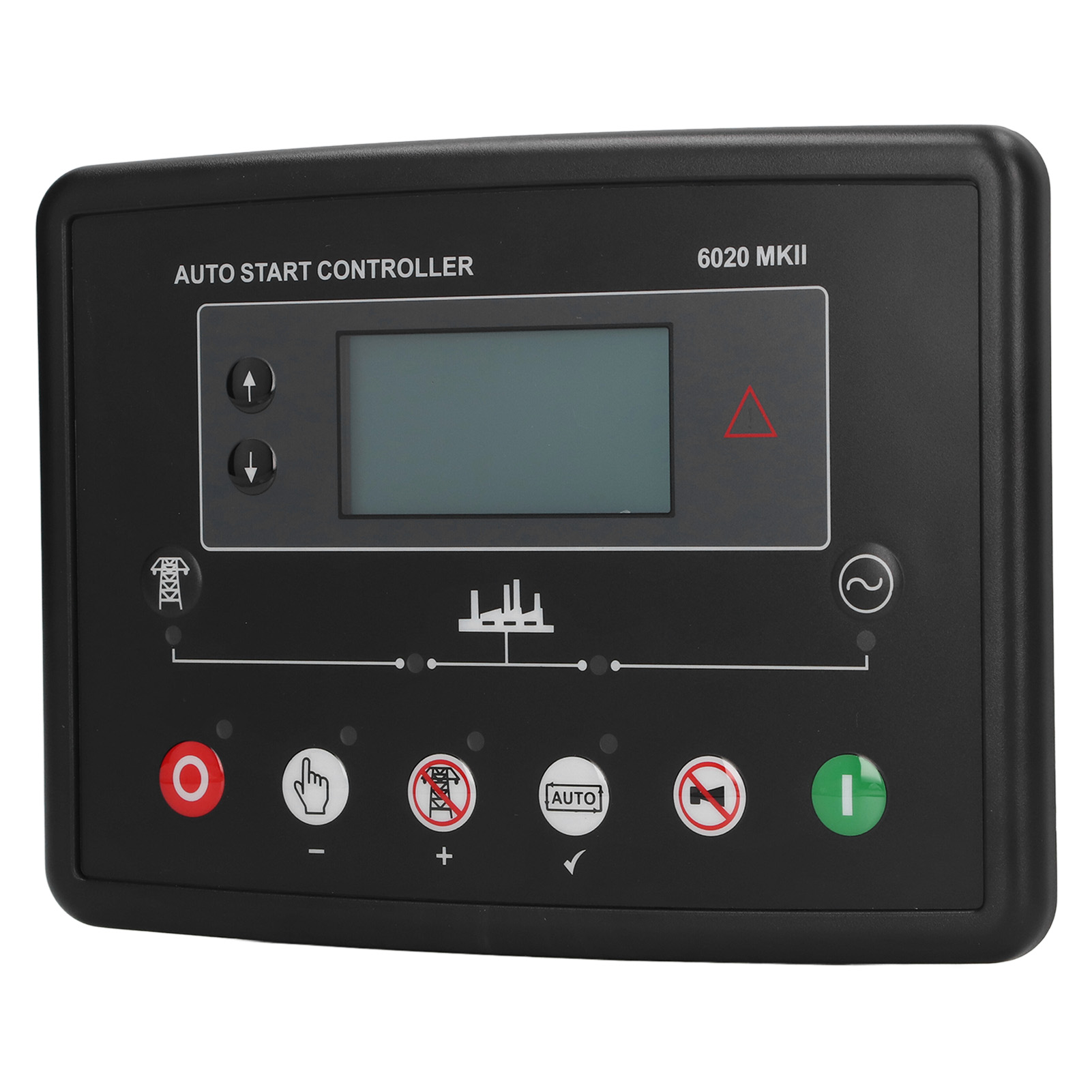Generator-selbststartsteuerung, Fernbedienung, Lcd-bildschirm, Abs-gehäuse, Bedienfeld, Dc 8–35 V, 600 V Ac