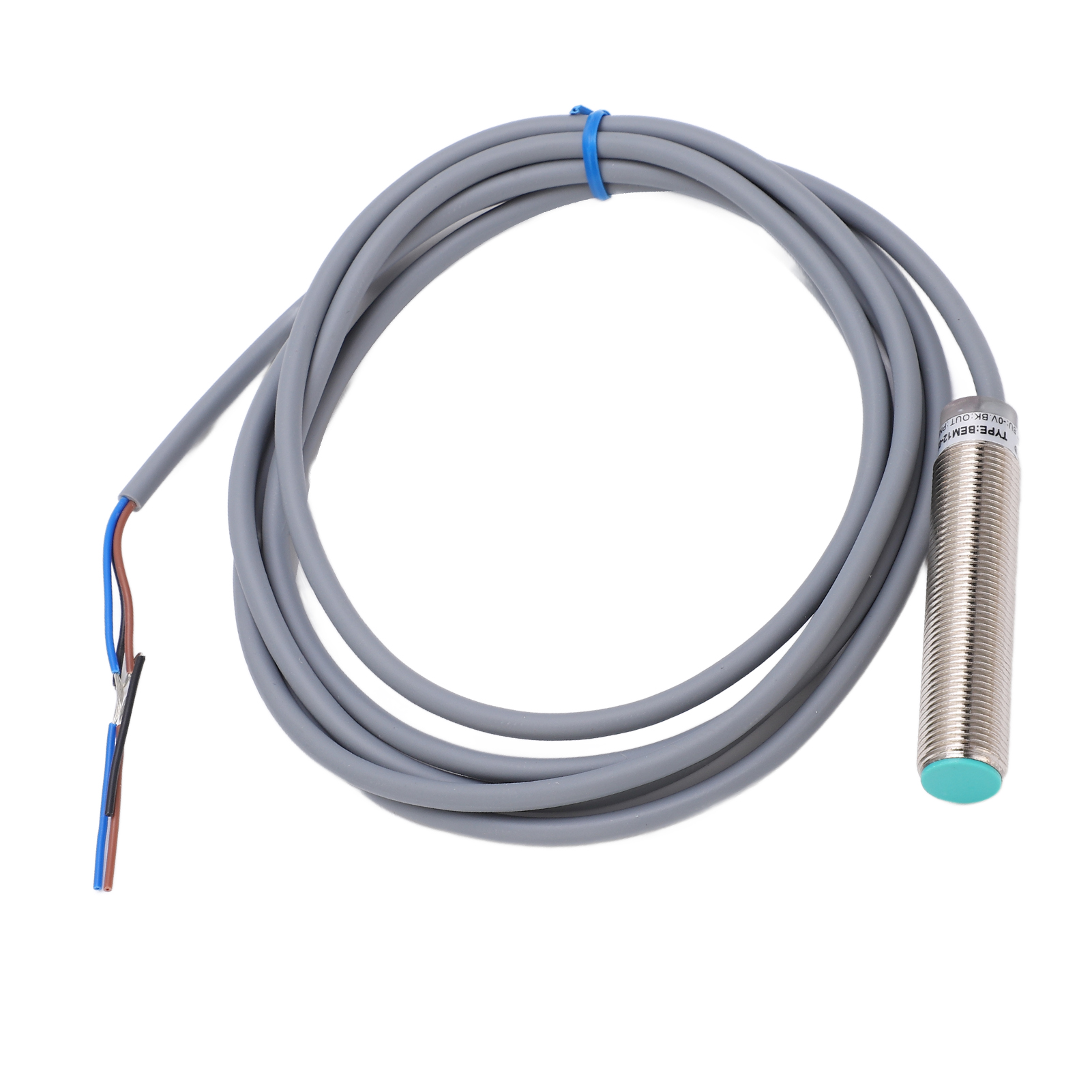 Bem12‐02‐pk Näherungsschalter, 2 Mm Erfassungsabstand, Induktiver Metall-näherungsschalter, Pnp-öffner, 10‐30‐vdc
