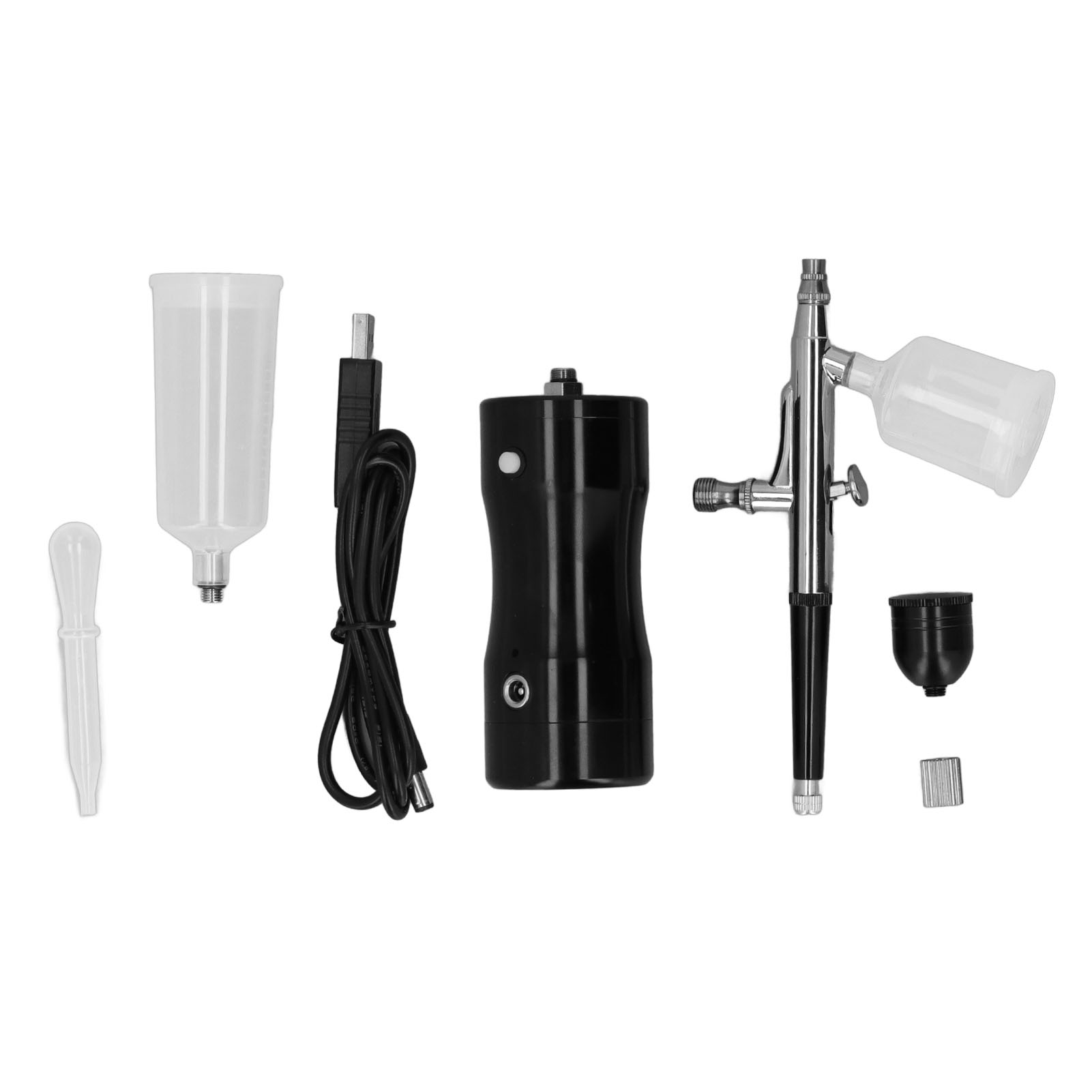 Kabelloses Airbrush-set, Tragbare Usb-lade-sprühpistole Für Tattoo-, Modellbau-, Mal- Und Tortendekoration