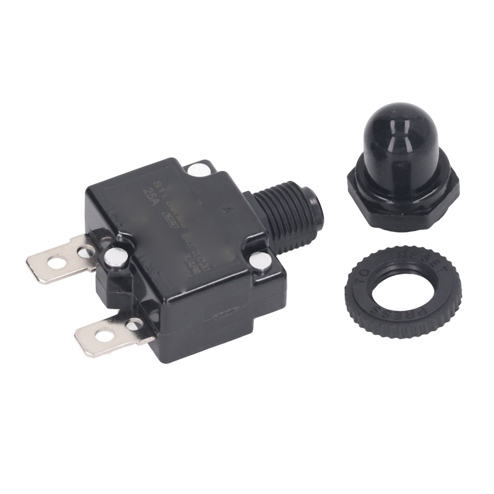 10er-set 125–250 V Ac, 65 V Dc, 25 A Relais Mit Manueller Rückstellung, Pc-gehäuse, Silberne Kontakte, Überlastschutz Mit Wasserdichter Kappe