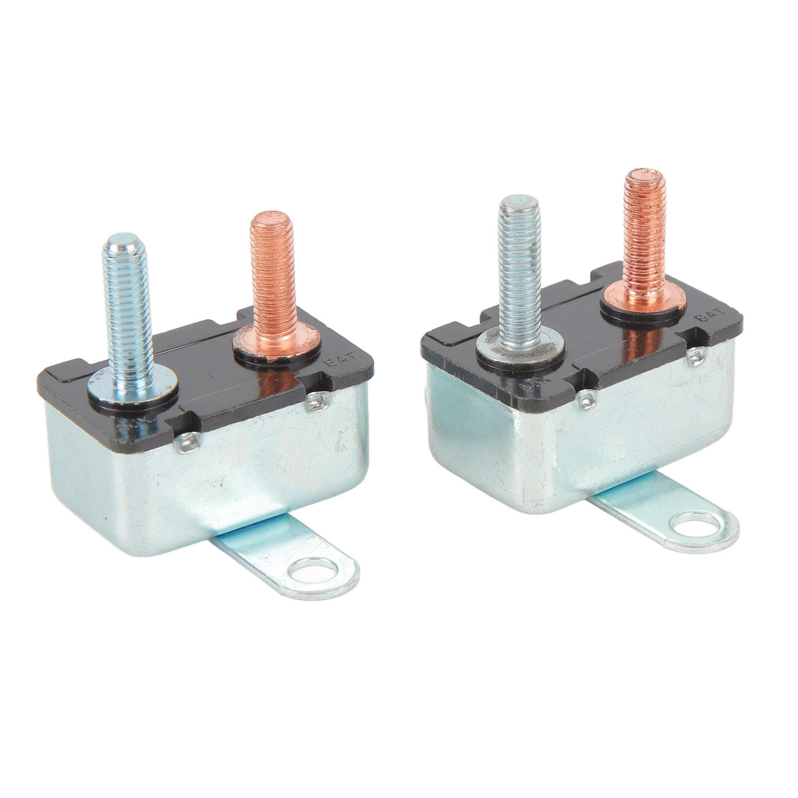 2 Stück Automatisch Rückstellende Leitungsschutzschalter Aus Aluminiumlegierung Mit Überlastschutz Für Fahrzeuge Und Schiffe, 12 V, 24 V, 30 A