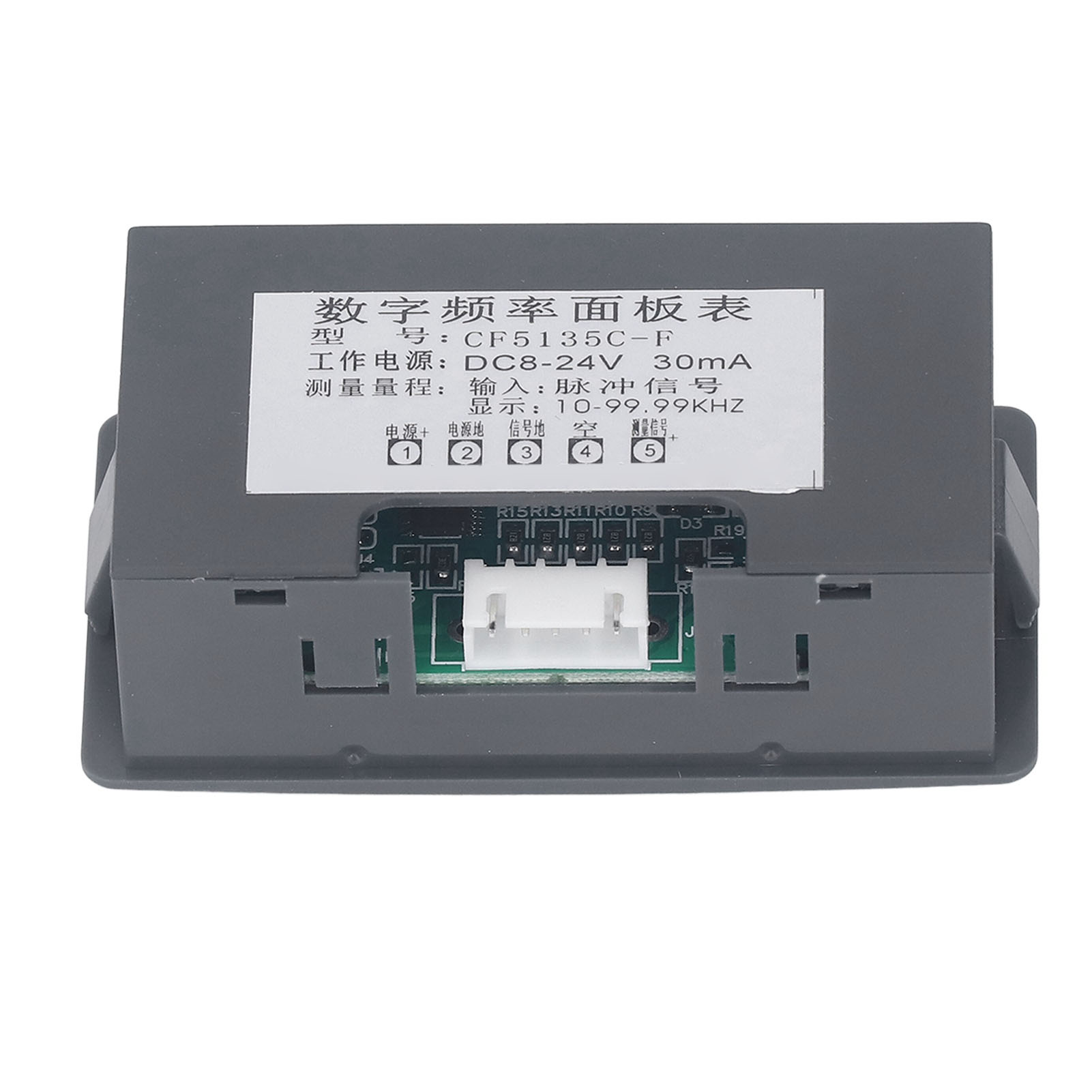 Intelligenter Digitaler Frequenzmesser Mit Led-anzeige, Relaisausgang Und Countdown-timer (100 Khz, Dc 8–24 V)