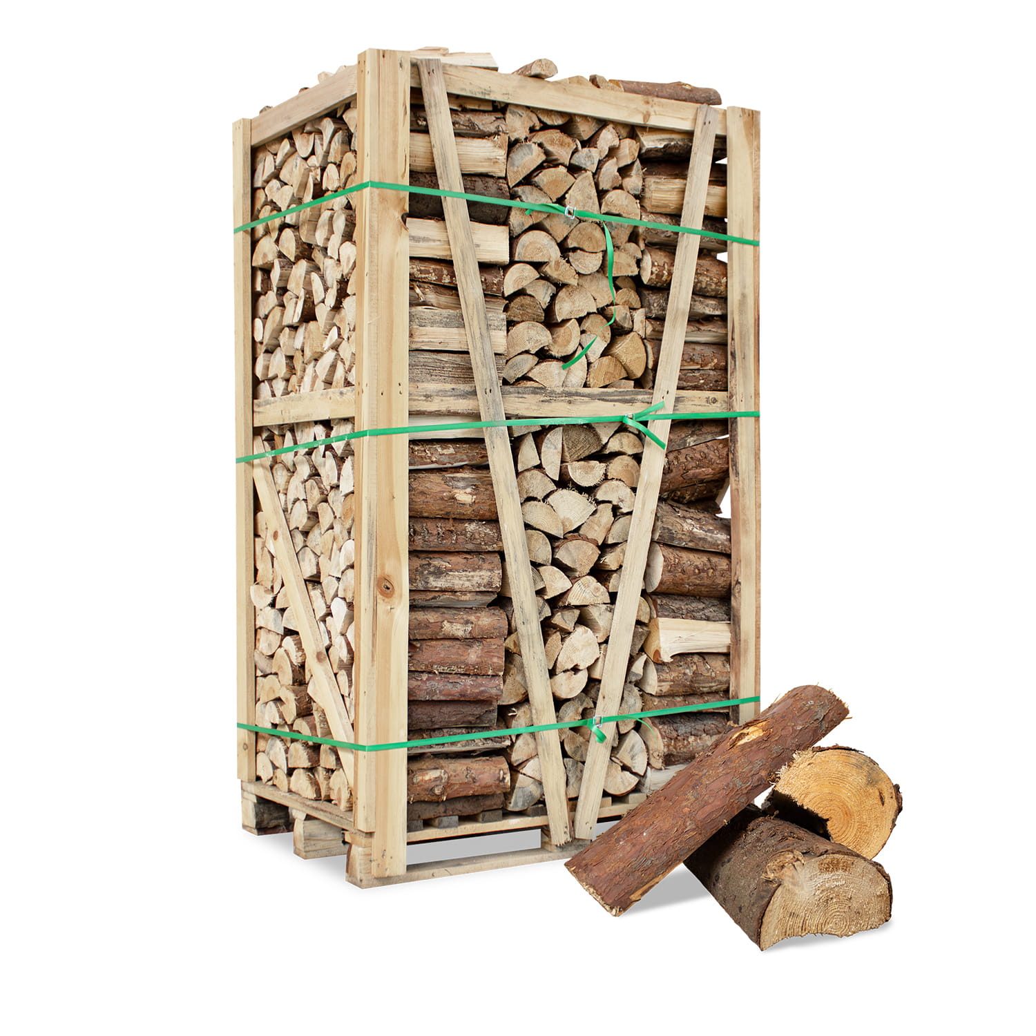 Heizfuxx Brennholz Weichholz-mix 33 Cm 1,8 Rm 750kg