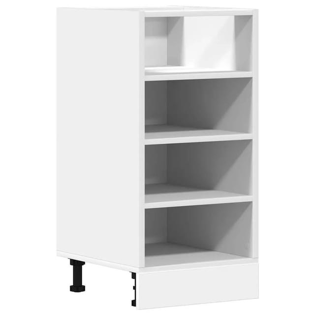 vidaXL Unterschrank Riga Weiß 40x44,5x81,5 cm Holzwerkstoff 854202