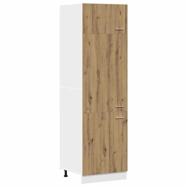 vidaXL Kühlumbauschrank Lyon Artisan-Eiche 60x57x207 cm Holzwerkstoff 856126