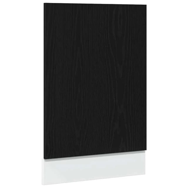 vidaXL Geschirrspülerblende Lyon Schwarz Eichen-Optik 45x1,5x67 cm 863150