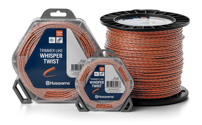 Schneidfaden Für Freischneider Und Trimmer Husqvarna Whisper Twist 2,4 Mm X 77 M