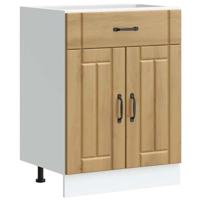 vidaXL Küchen-Unterschrank Lucca Artisan-Eiche Holzwerkstoff 853736